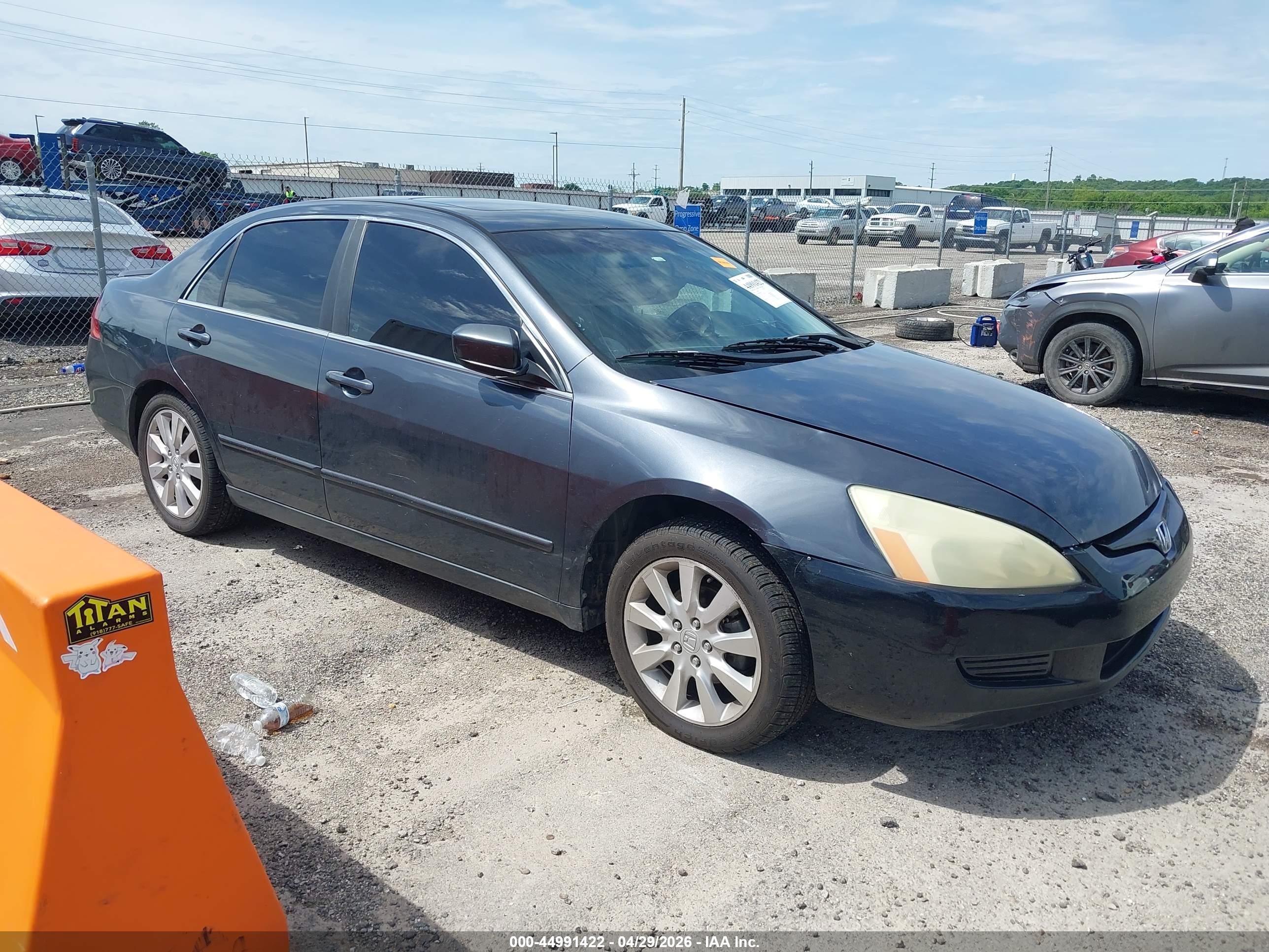 2006 Honda Accord 3.0 Ex Серый vin: 1HGCM66826A074512