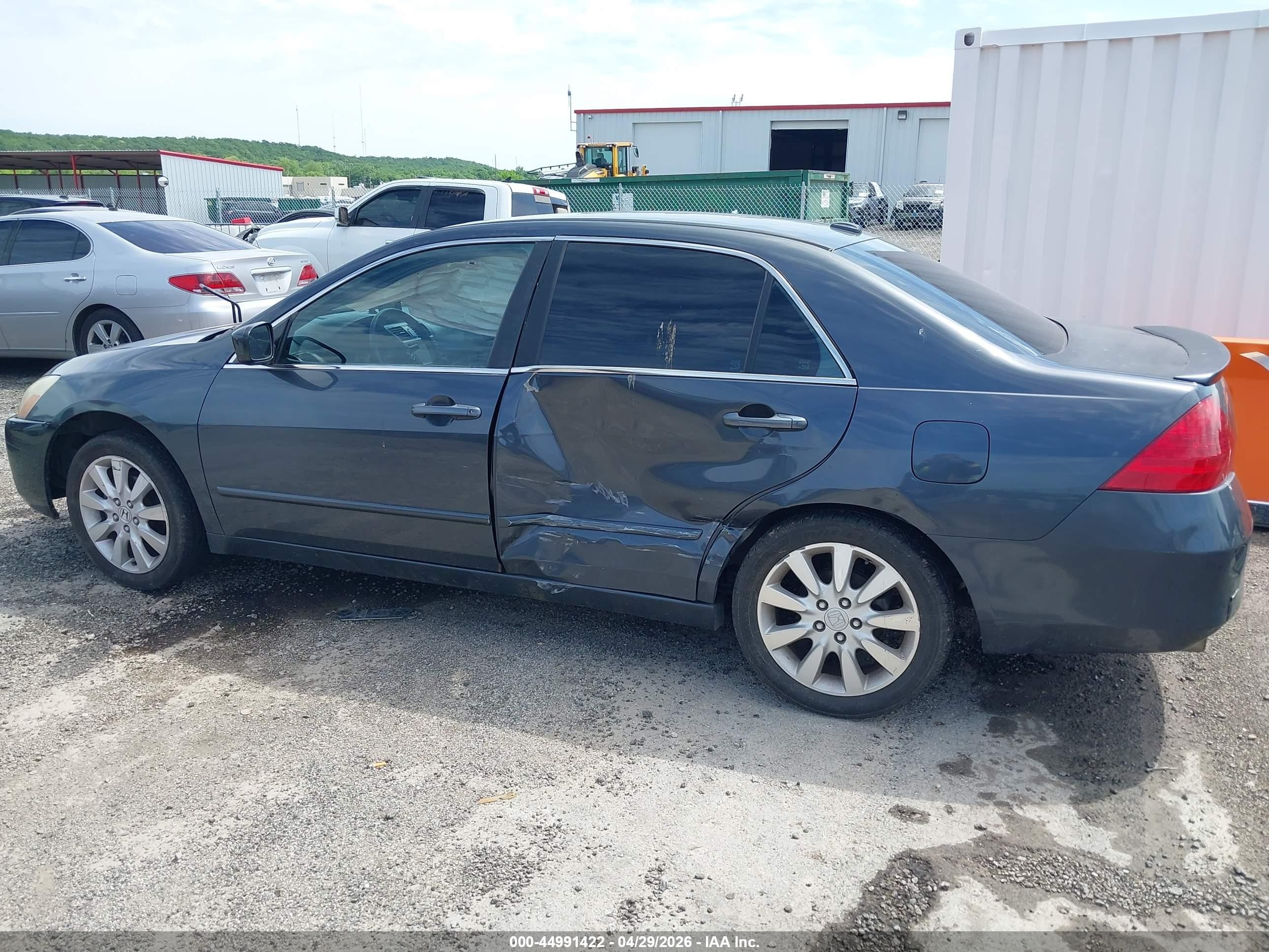2006 Honda Accord 3.0 Ex Серый vin: 1HGCM66826A074512