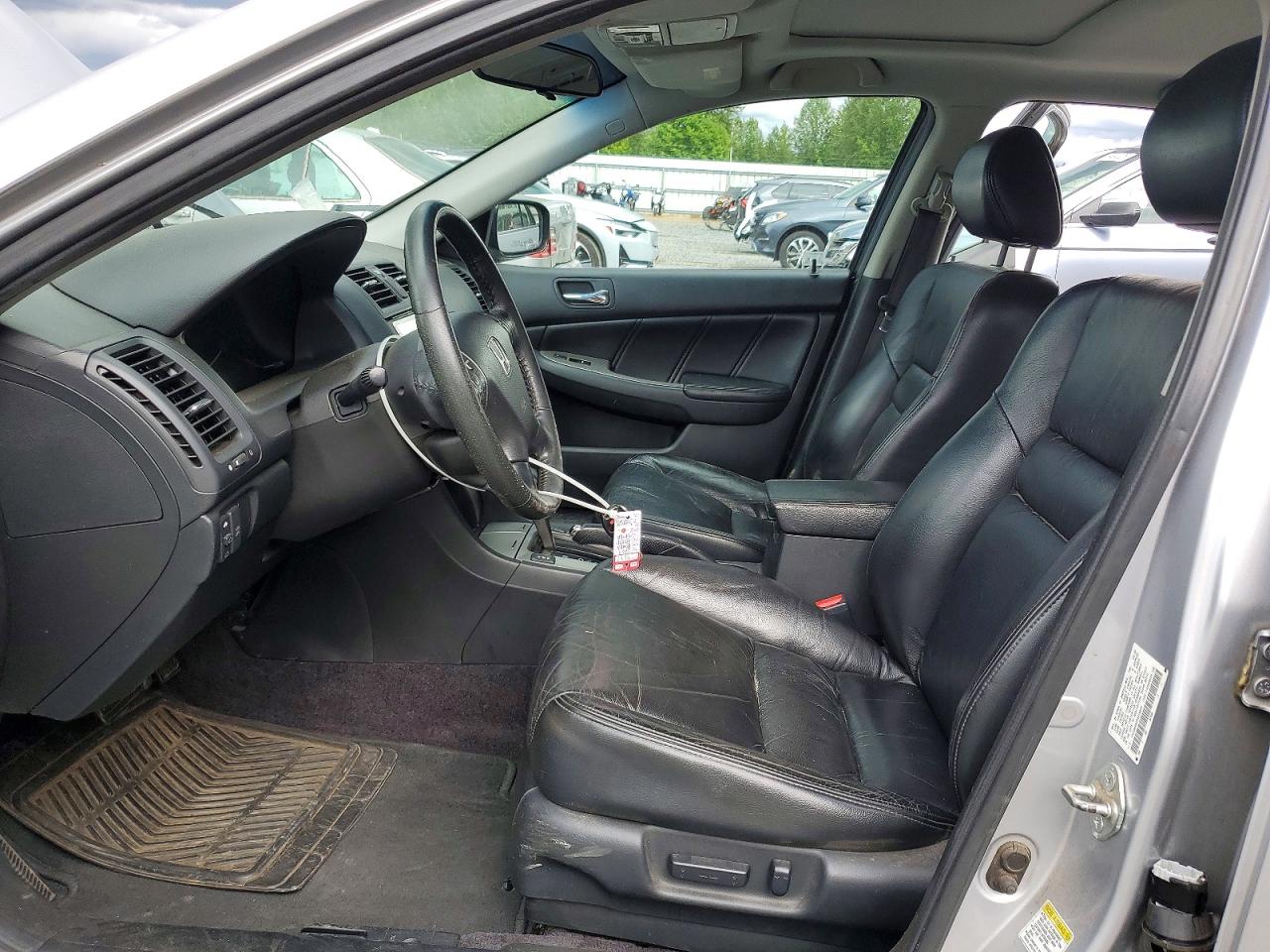 2007 Honda Accord Ex Silver vin: 1HGCM66827A019866