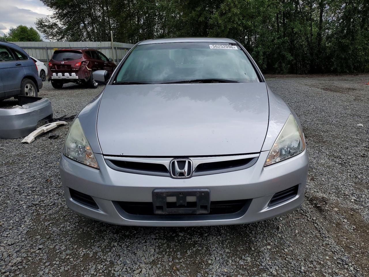2007 Honda Accord Ex Silver vin: 1HGCM66827A019866