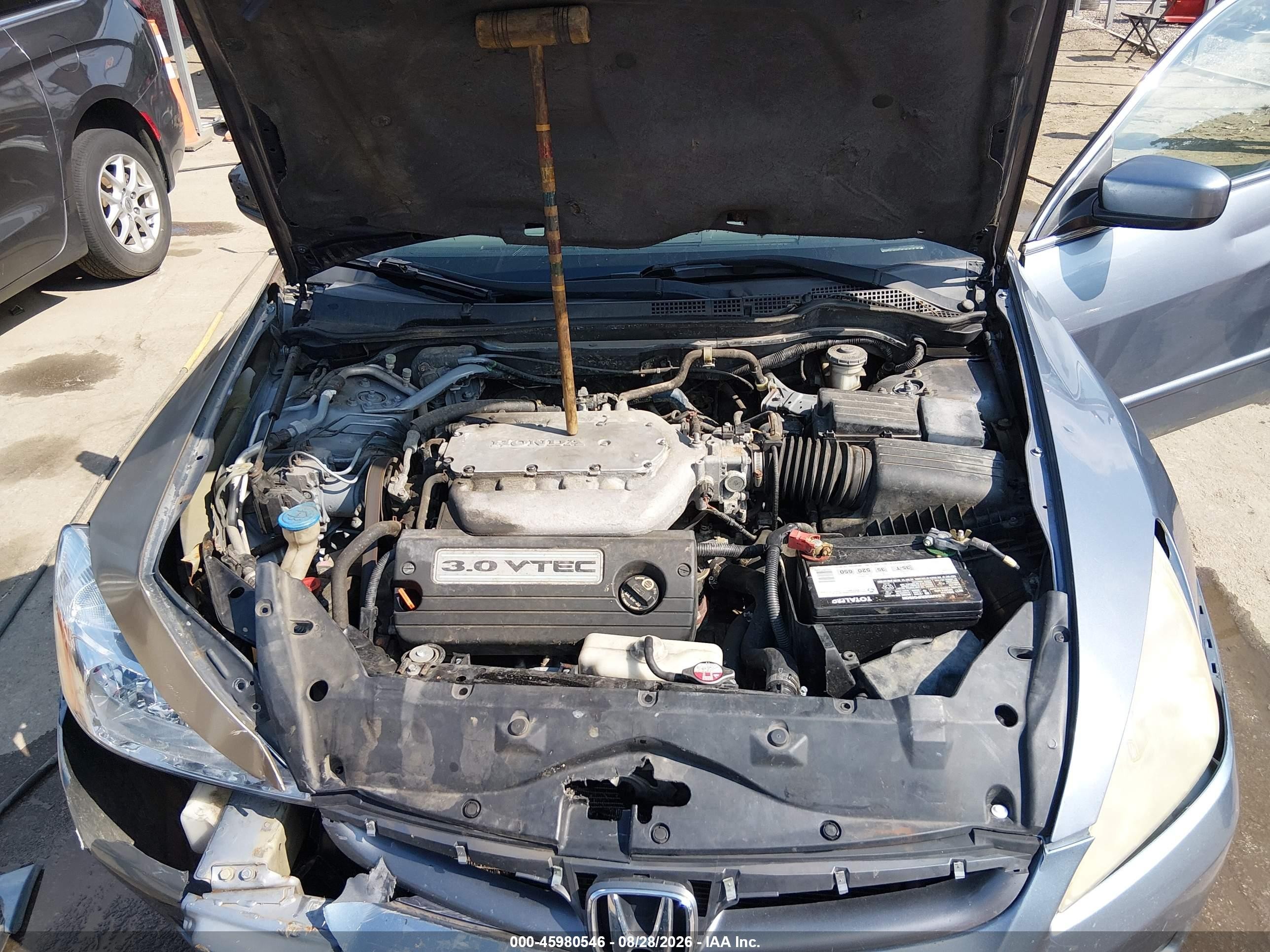 2007 Honda Accord 3.0 Ex Blue vin: 1HGCM66827A034321