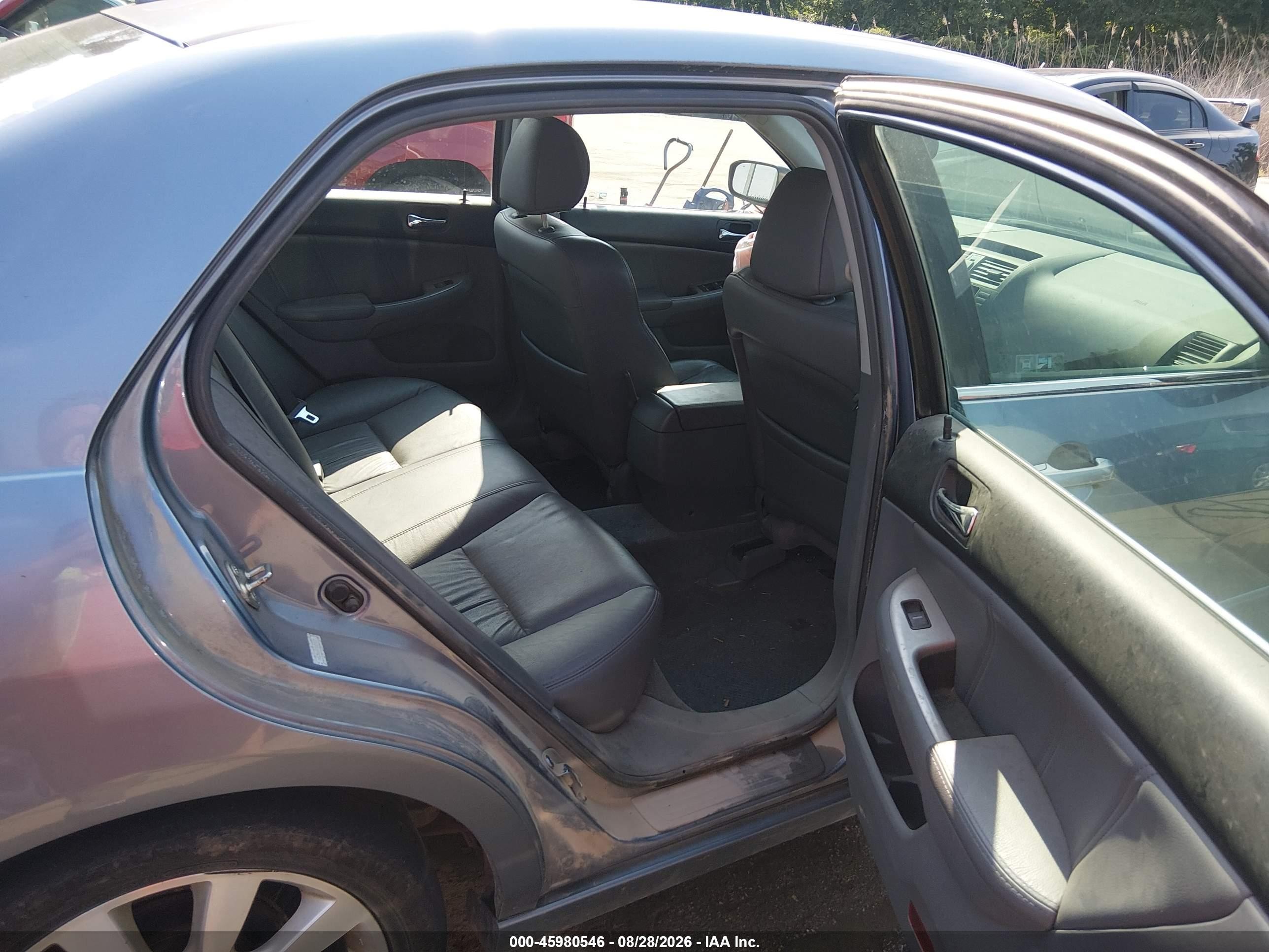 2007 Honda Accord 3.0 Ex Blue vin: 1HGCM66827A034321