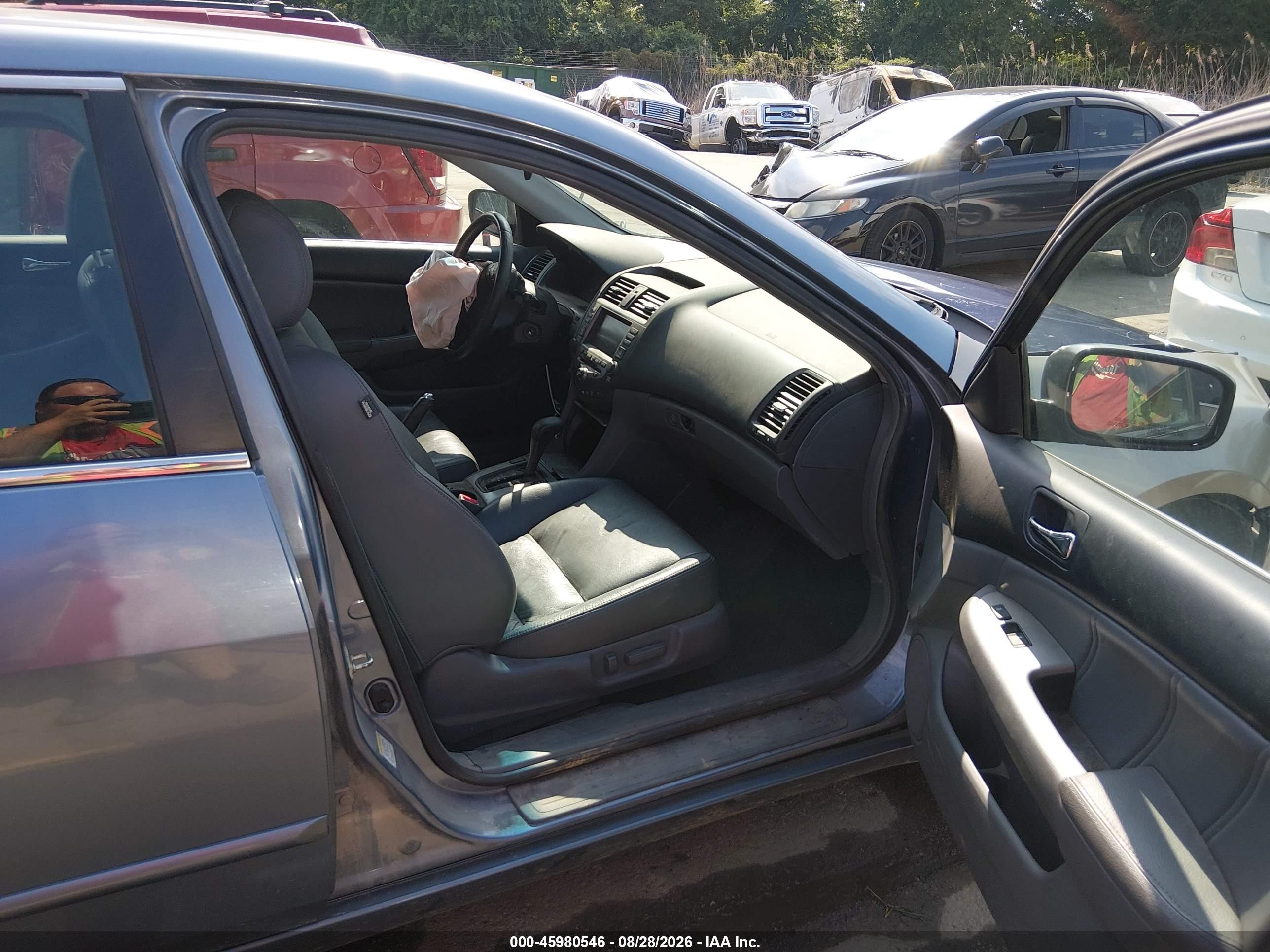 2007 Honda Accord 3.0 Ex Blue vin: 1HGCM66827A034321