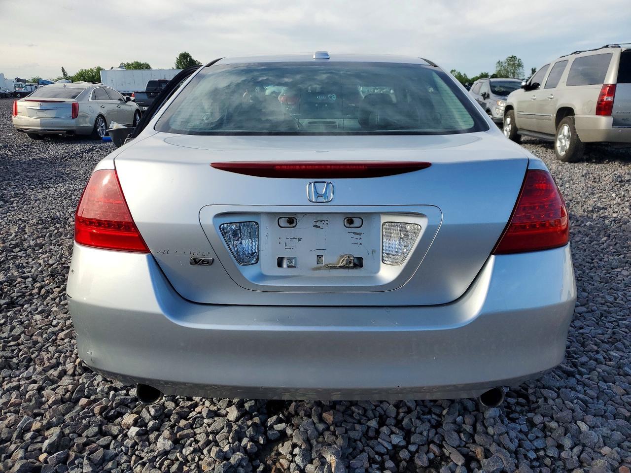 2007 Honda Accord Ex Silver vin: 1HGCM66827A054858