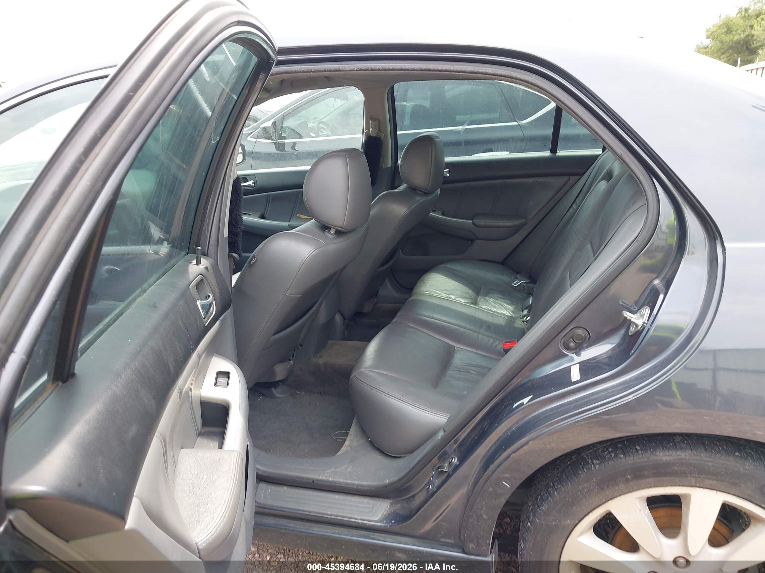 2007 Honda Accord 3.0 Ex Gray vin: 1HGCM66827A099525