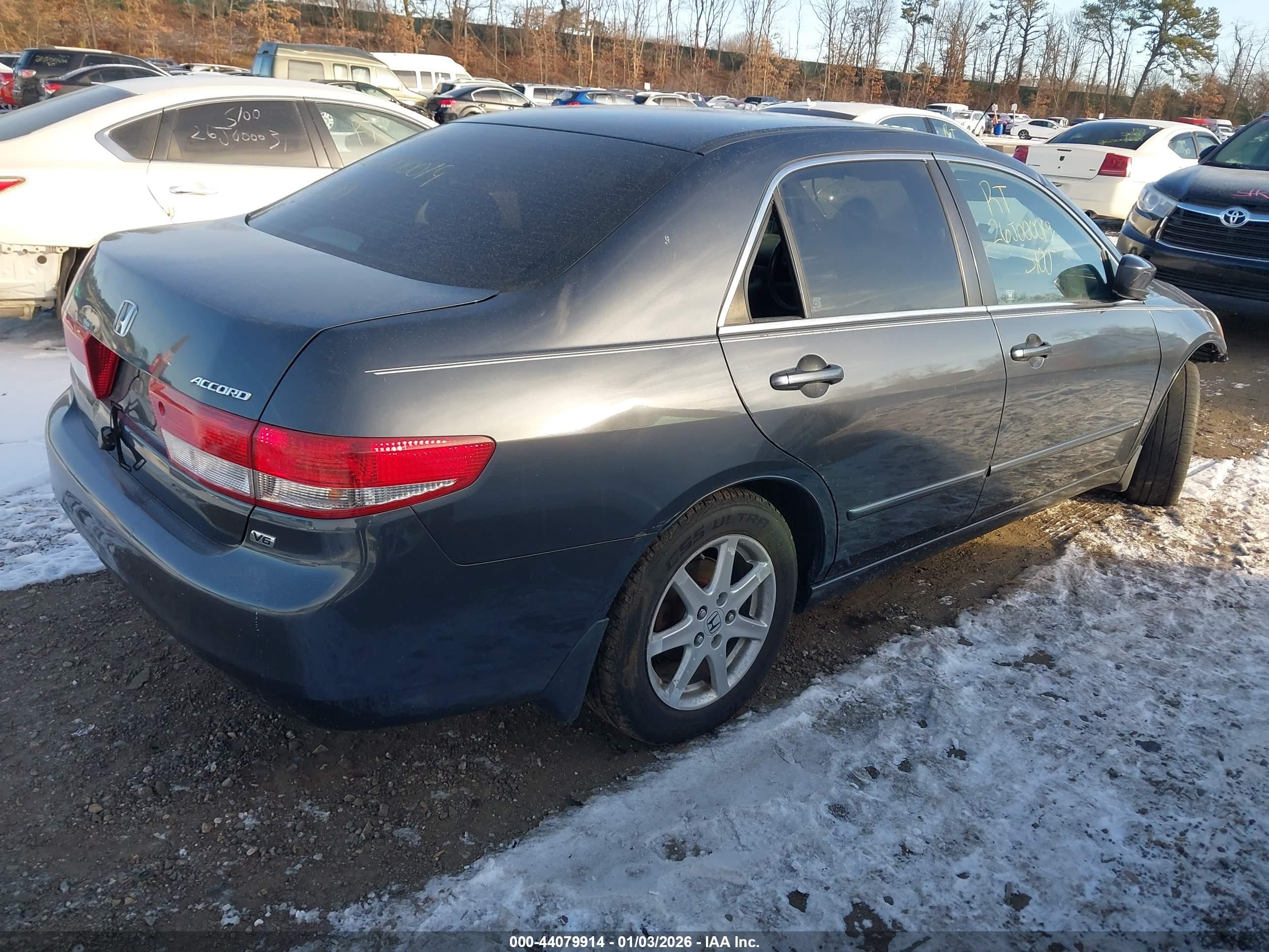 2003 Honda Accord Sdn Ex Серый vin: 1HGCM66833A090214