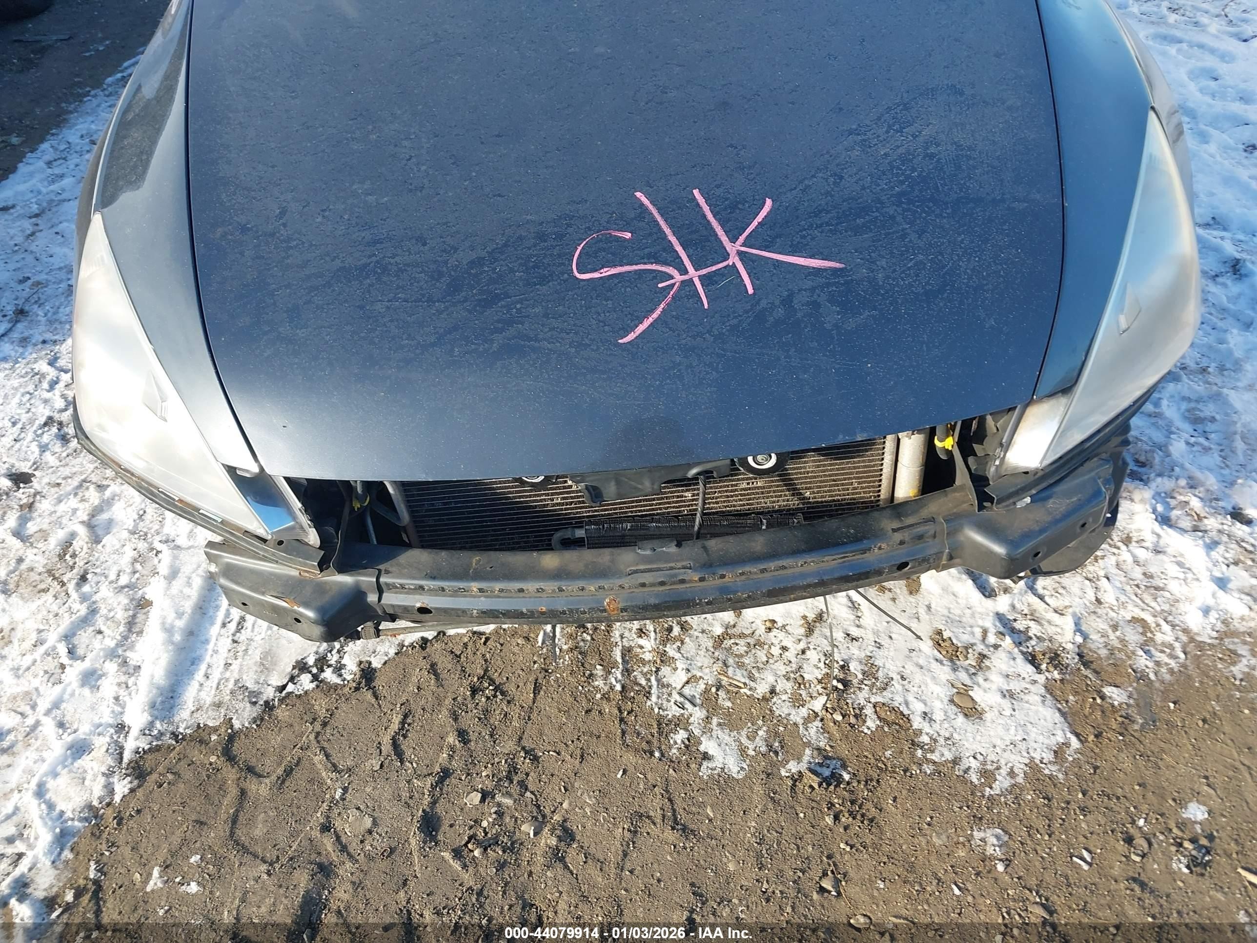 2003 Honda Accord Sdn Ex Серый vin: 1HGCM66833A090214