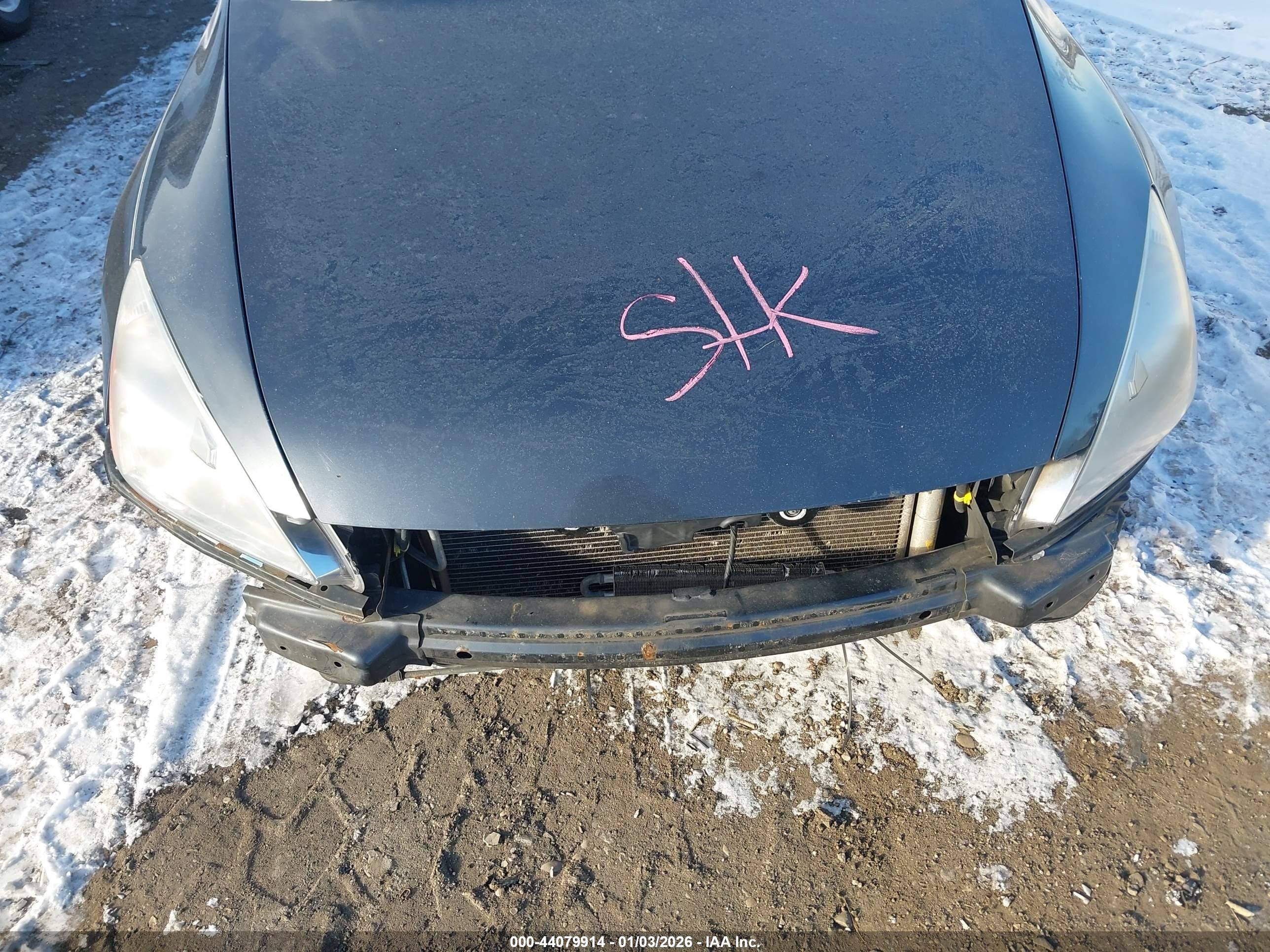 2003 Honda Accord Sdn Ex Серый vin: 1HGCM66833A090214