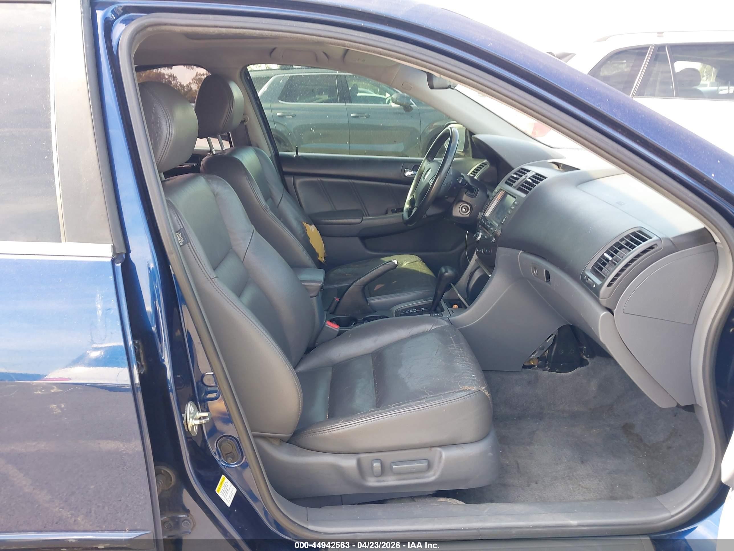 2005 Honda Accord 3.0 Ex Blue vin: 1HGCM66835A036902