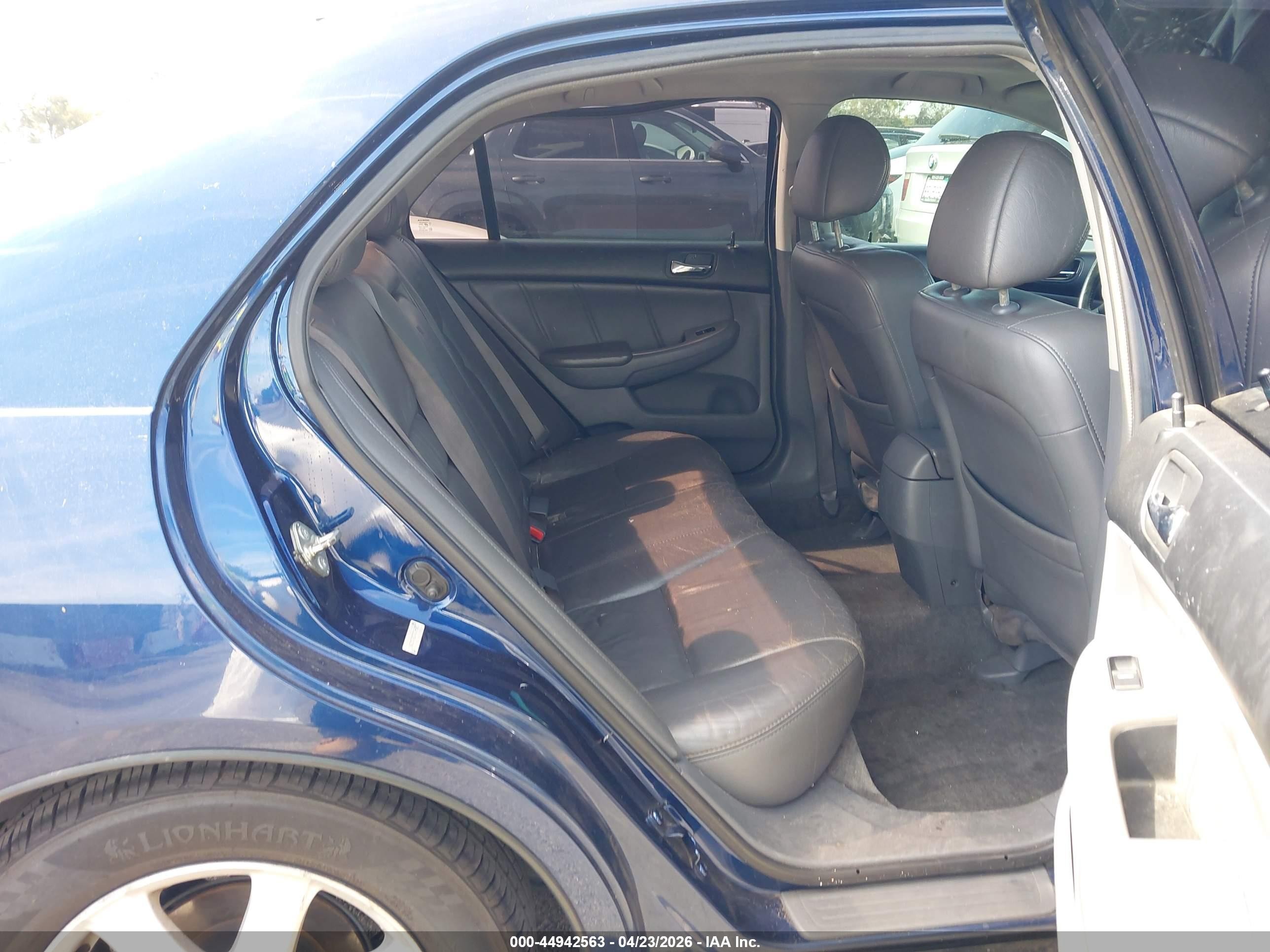 2005 Honda Accord 3.0 Ex Blue vin: 1HGCM66835A036902
