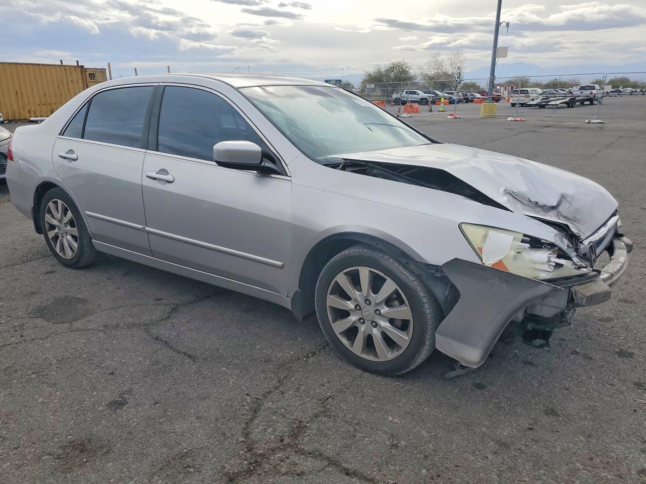 2006 Honda Accord Ex Silver vin: 1HGCM66836A028512