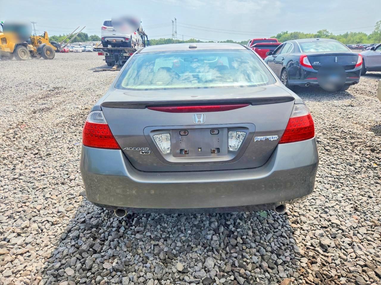 2006 Honda Accord Ex Gray vin: 1HGCM66836A067195