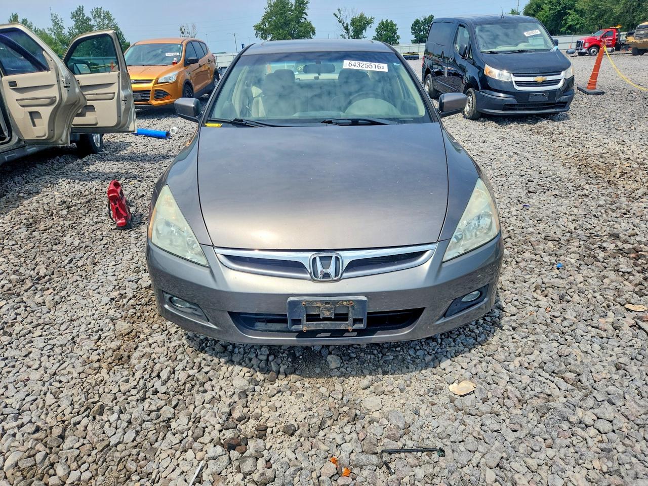 2006 Honda Accord Ex Gray vin: 1HGCM66836A067195