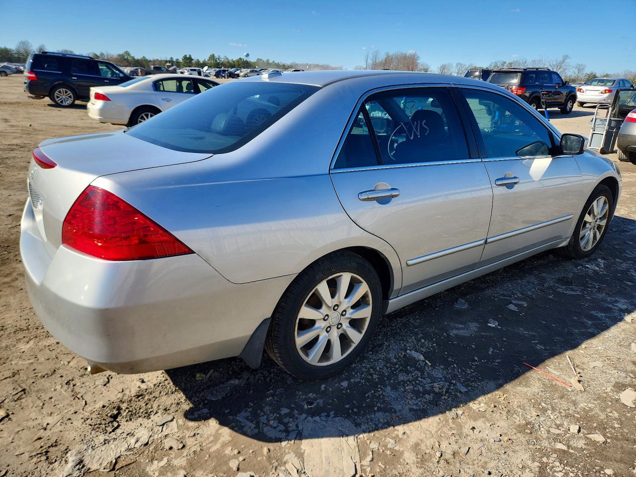 2006 Honda Accord Ex Gray vin: 1HGCM66836A071053