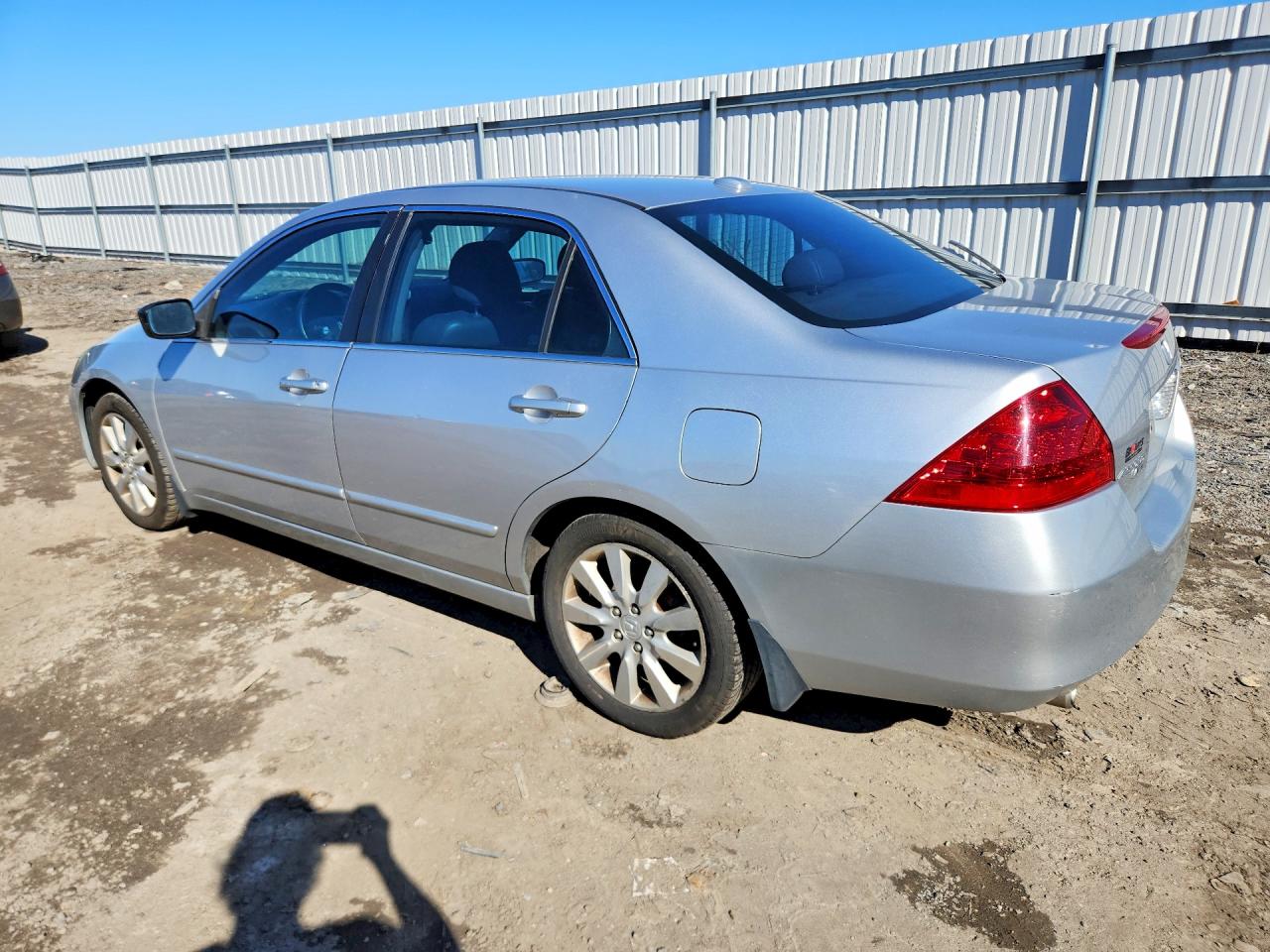 2006 Honda Accord Ex Gray vin: 1HGCM66836A071053