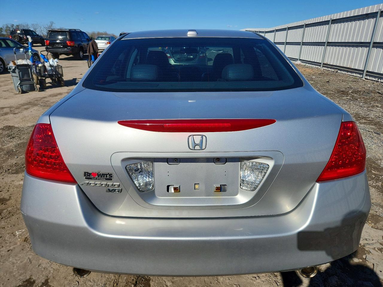 2006 Honda Accord Ex Gray vin: 1HGCM66836A071053
