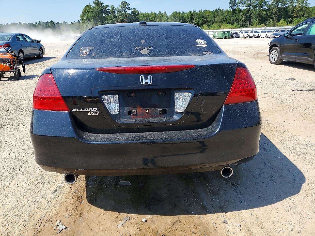 2007 Honda Accord Ex Black vin: 1HGCM66837A004499