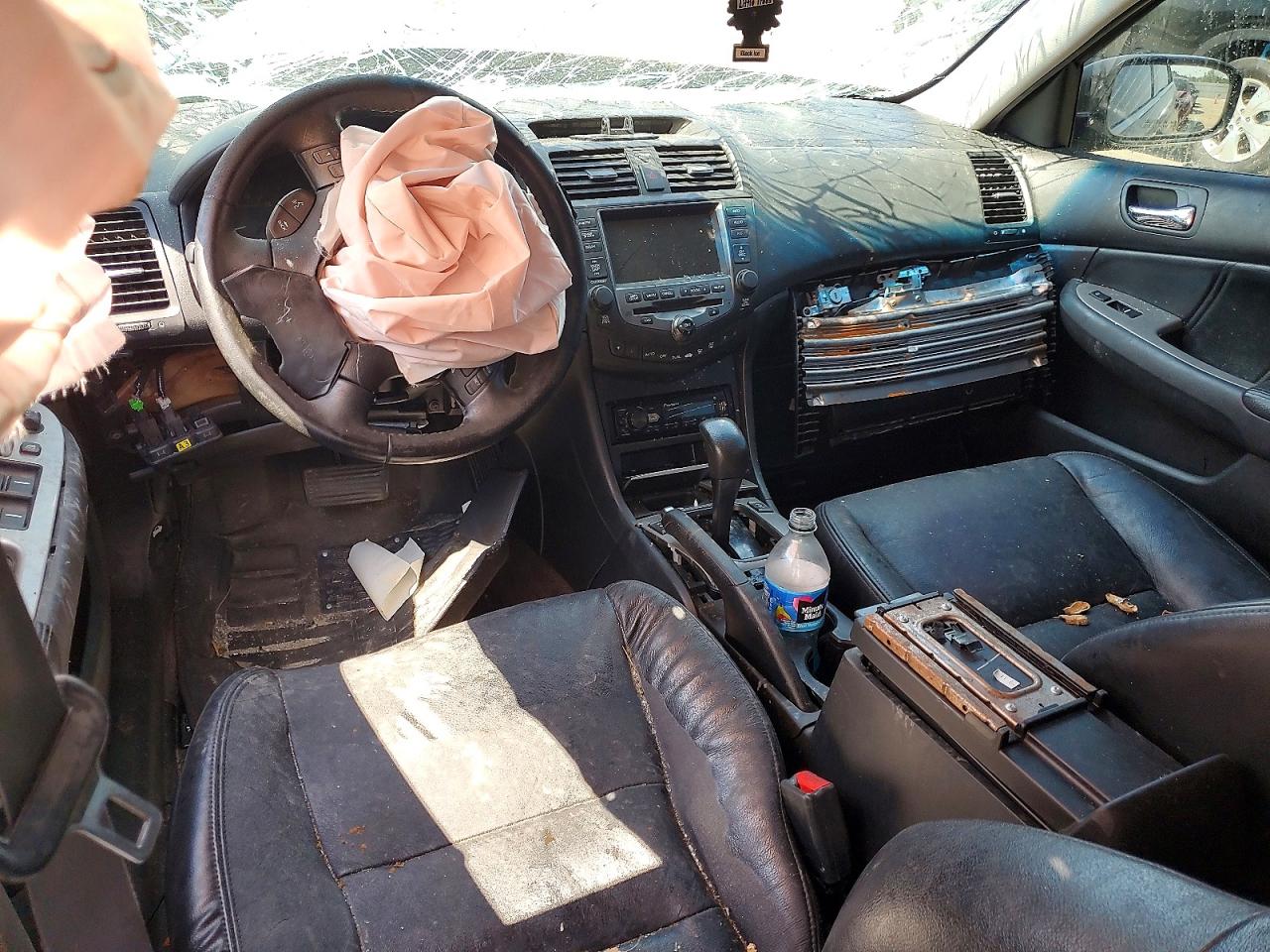 2007 Honda Accord Ex Black vin: 1HGCM66837A004499