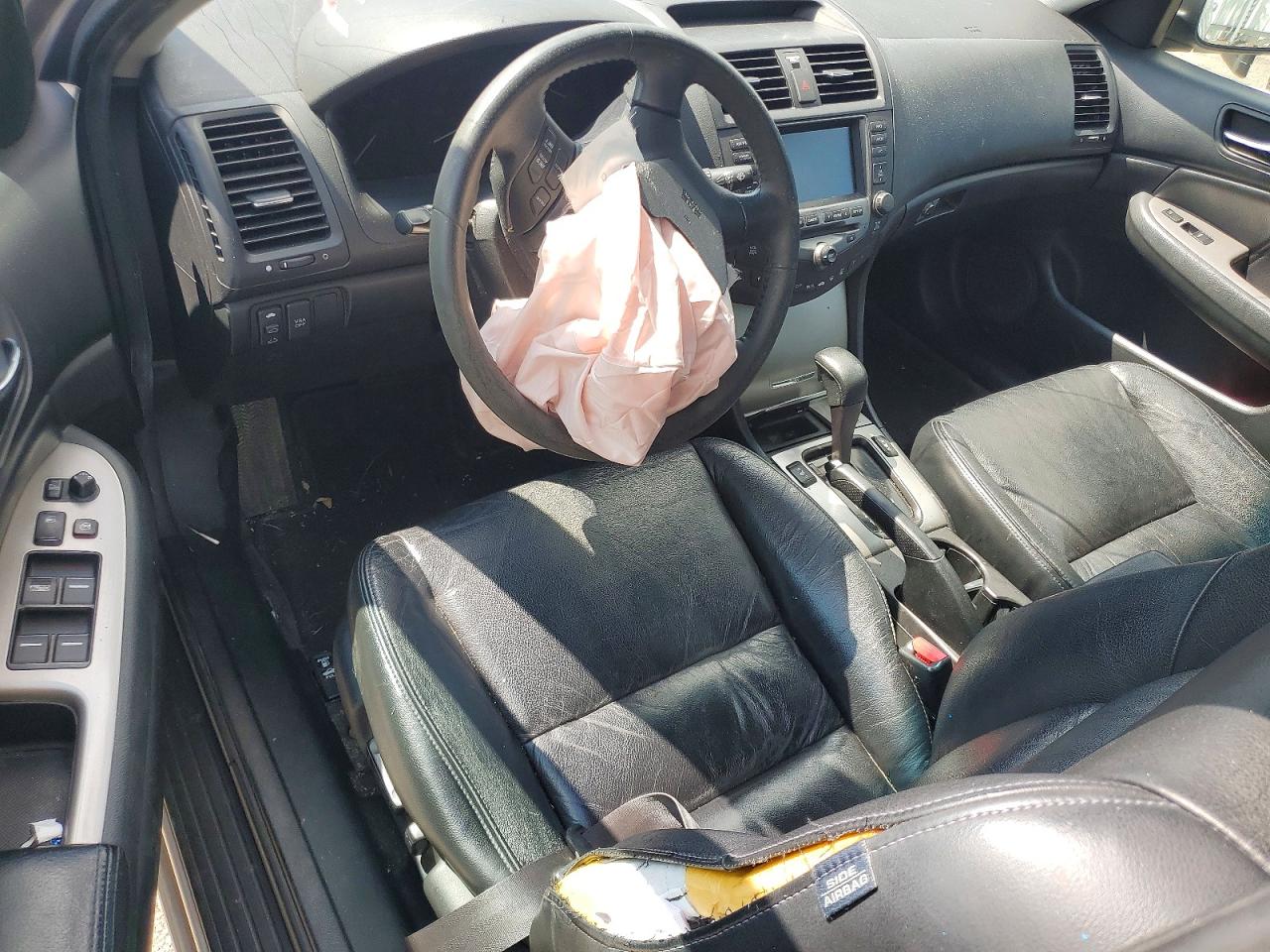 2007 Honda Accord Ex Silver vin: 1HGCM66837A022498