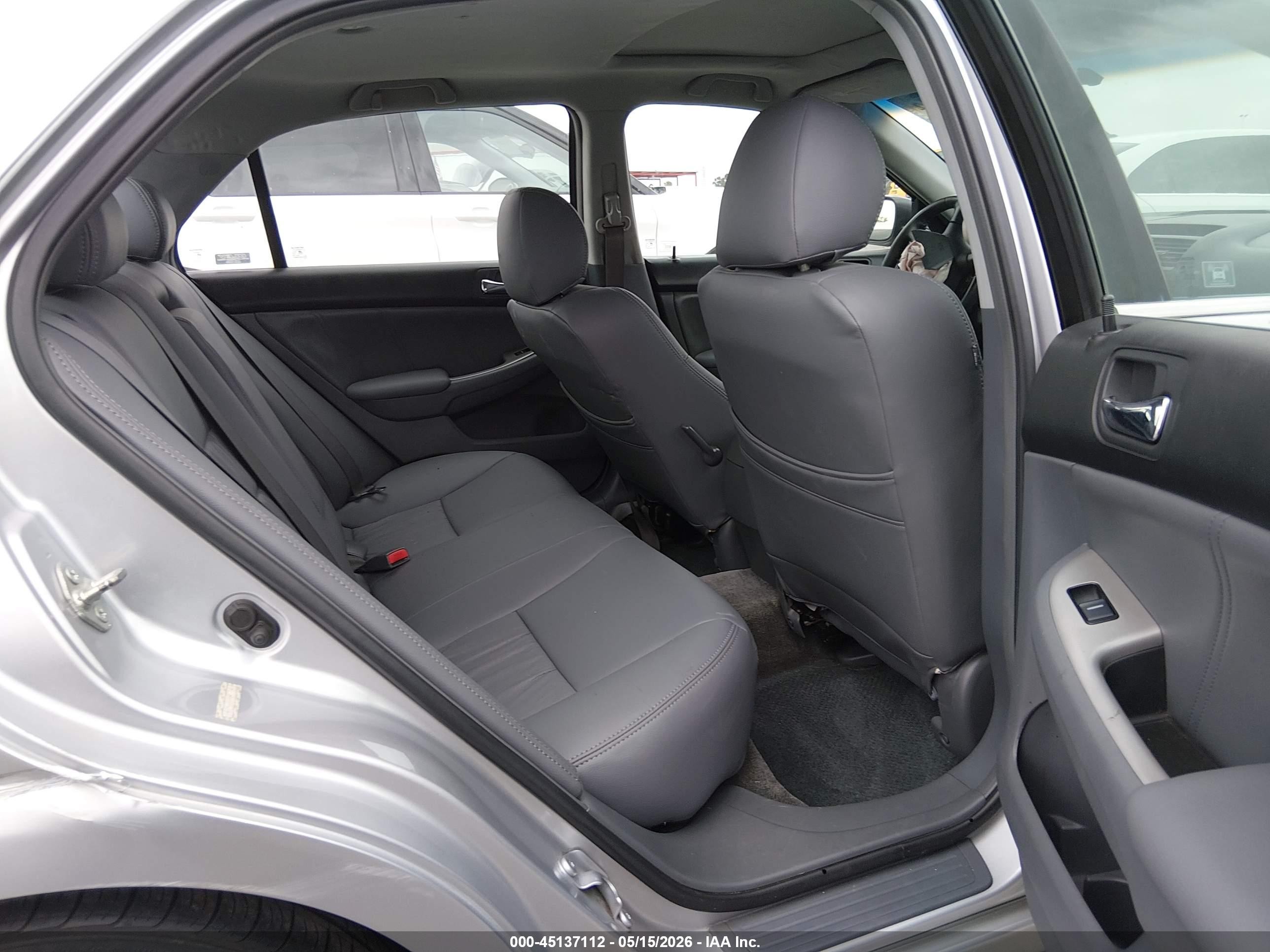 2007 Honda Accord 3.0 Ex Gray vin: 1HGCM66837A045764