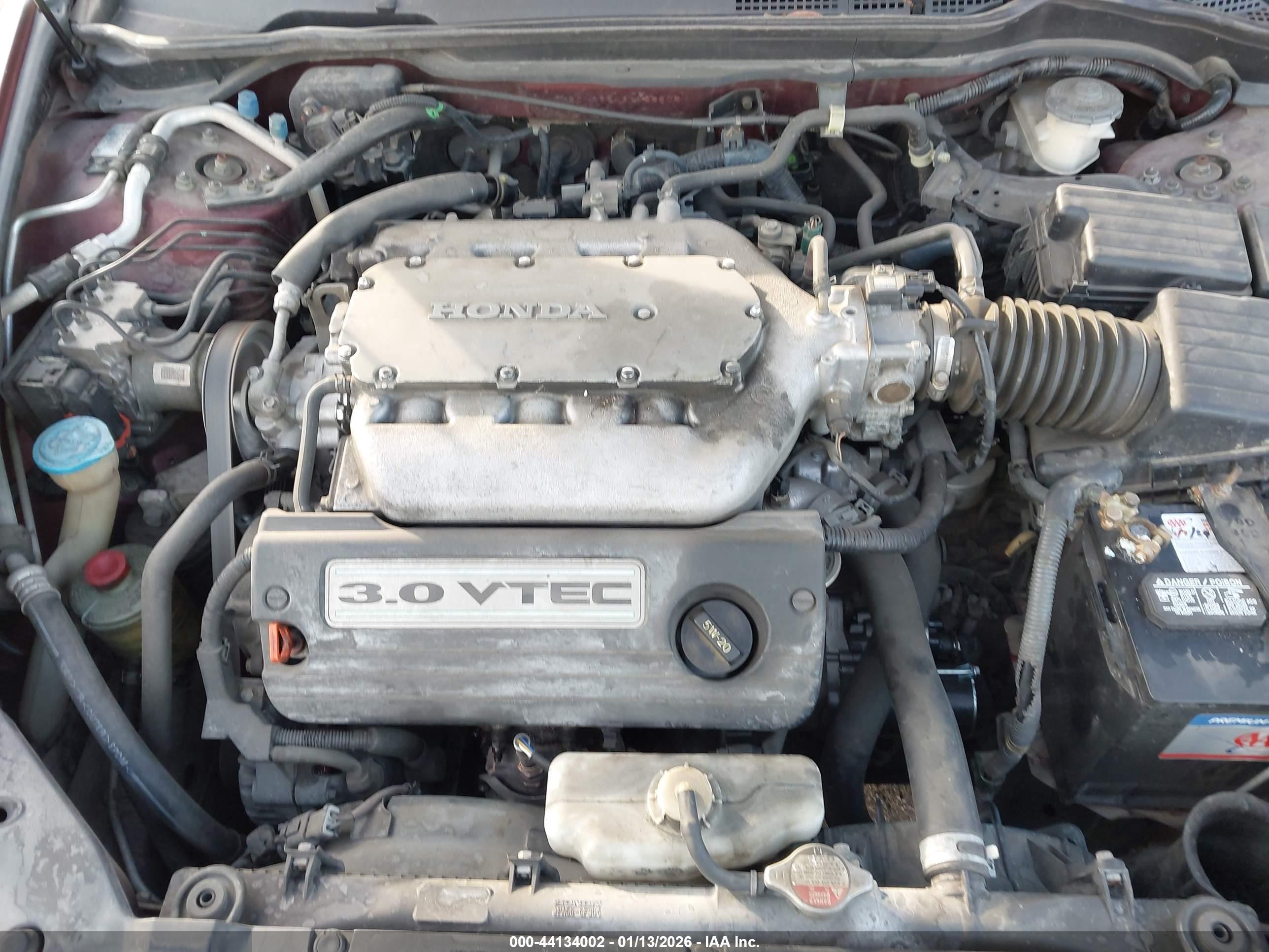 2003 Honda Accord Sdn Ex Burgundy vin: 1HGCM66843A088505