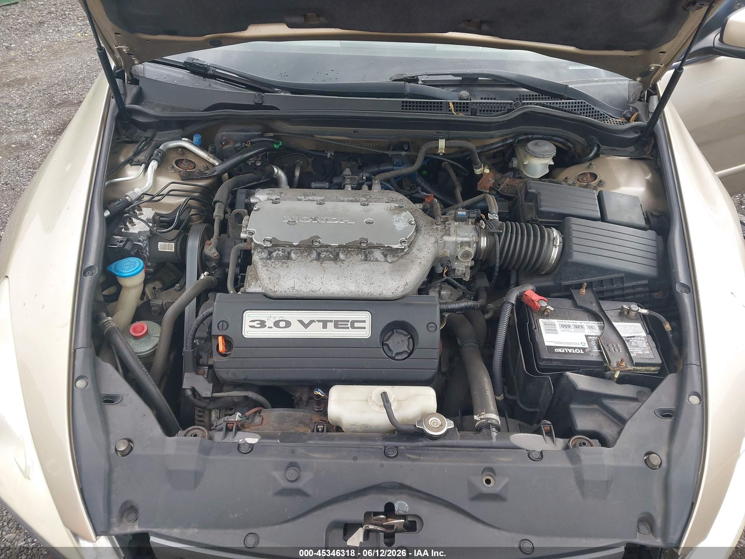 2004 Honda Accord 3.0 Ex Gold vin: 1HGCM66844A063329