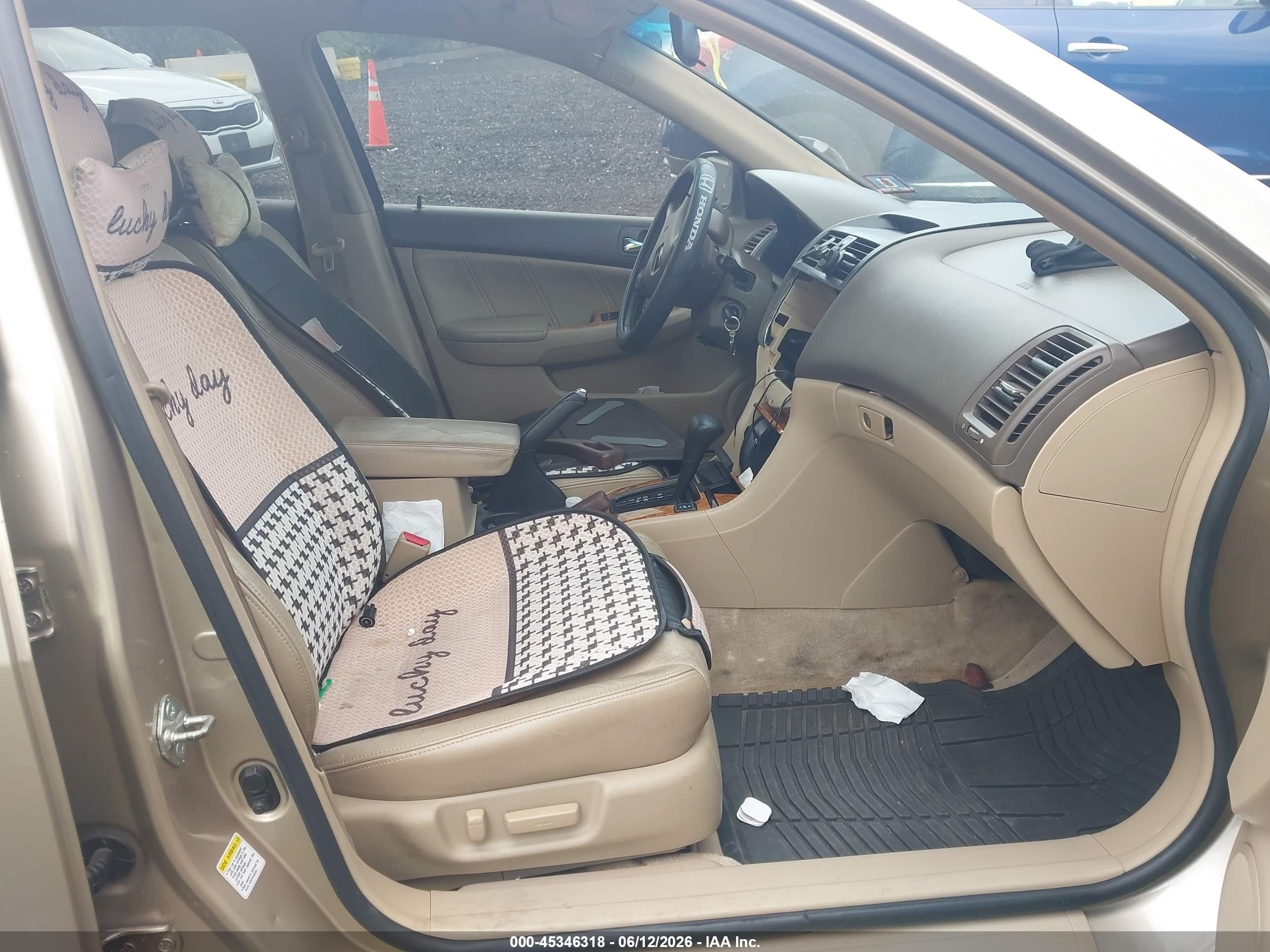 2004 Honda Accord 3.0 Ex Gold vin: 1HGCM66844A063329