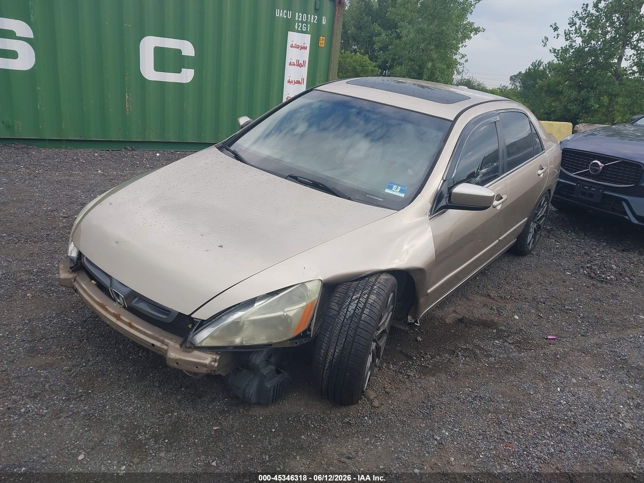 2004 Honda Accord 3.0 Ex Gold vin: 1HGCM66844A063329