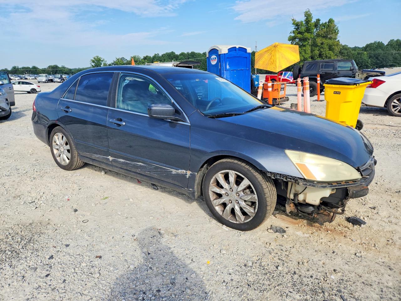 2006 Honda Accord Ex Gray vin: 1HGCM66846A038059