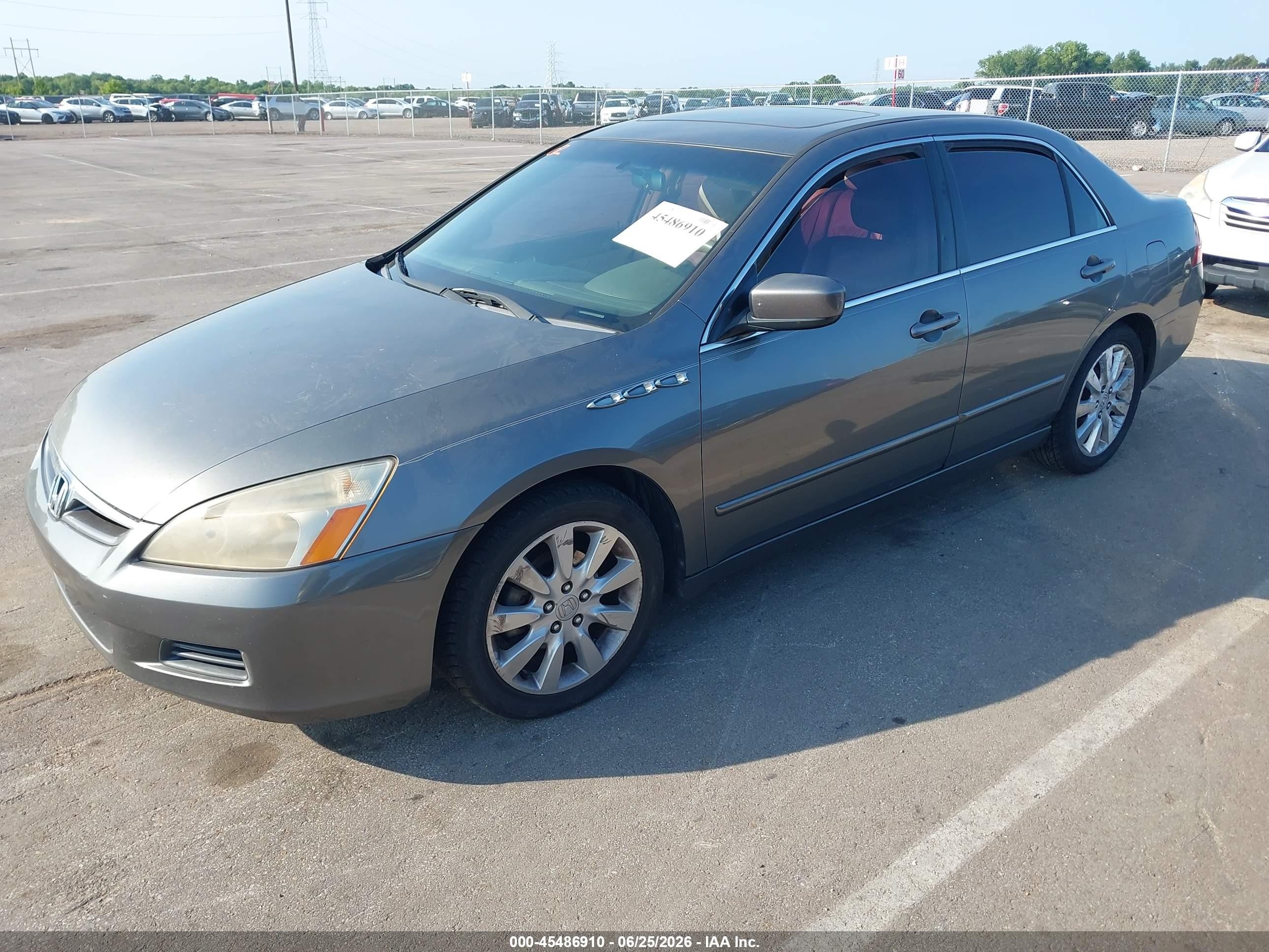 2006 Honda Accord 3.0 Ex Brown vin: 1HGCM66846A055346