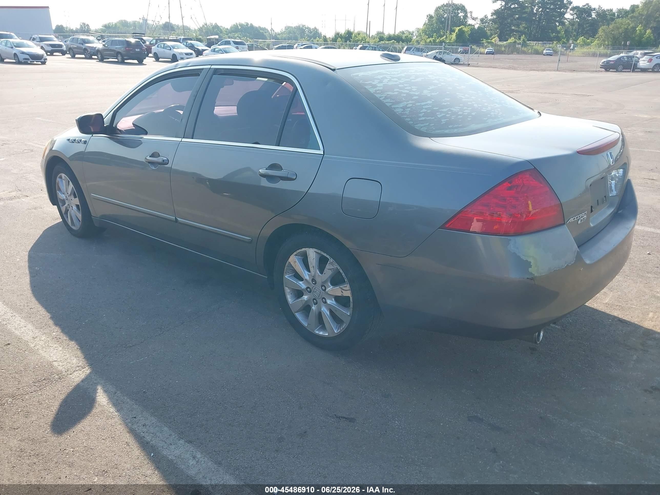 2006 Honda Accord 3.0 Ex Brown vin: 1HGCM66846A055346