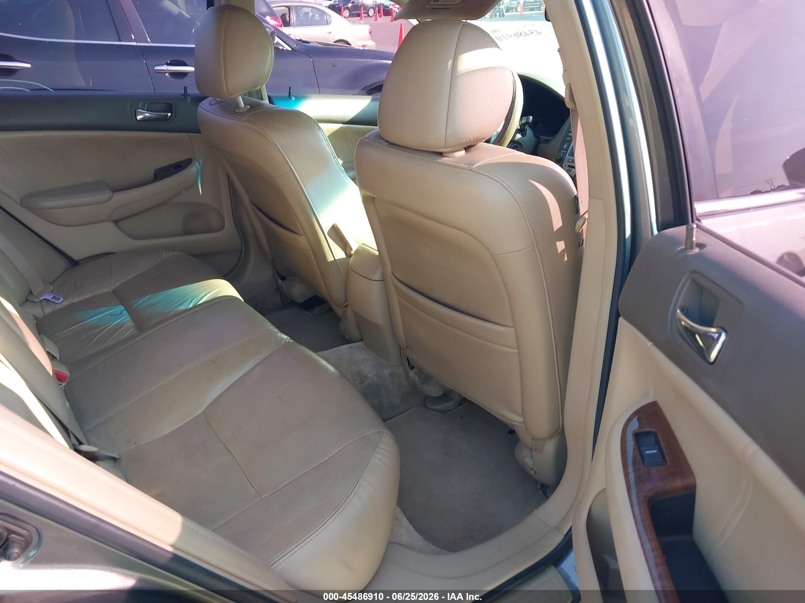 2006 Honda Accord 3.0 Ex Brown vin: 1HGCM66846A055346