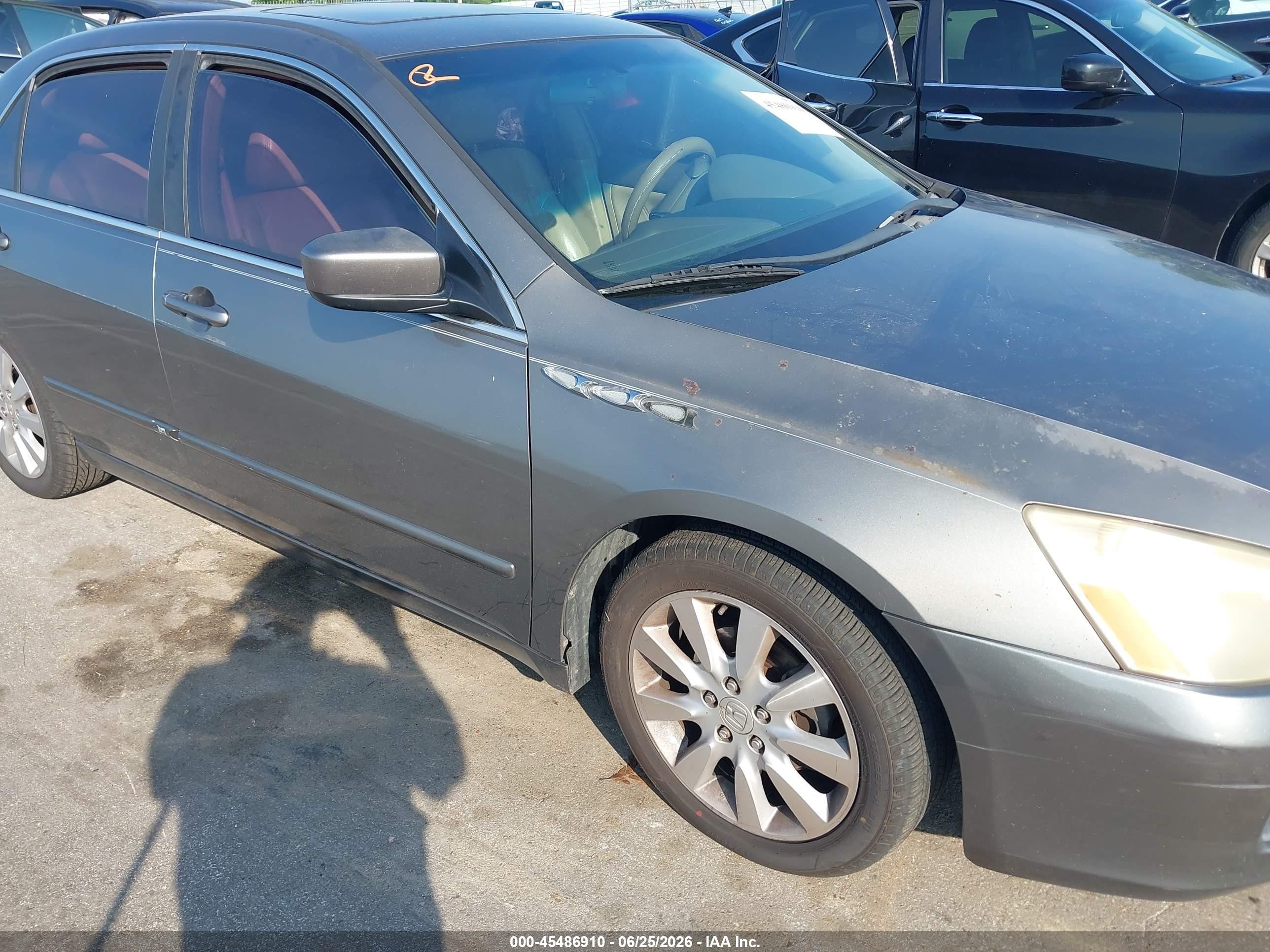 2006 Honda Accord 3.0 Ex Brown vin: 1HGCM66846A055346