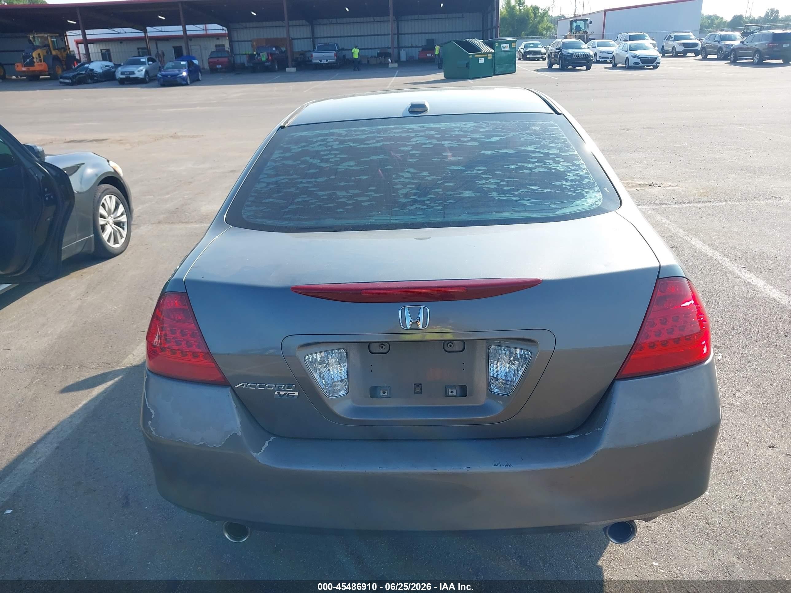 2006 Honda Accord 3.0 Ex Brown vin: 1HGCM66846A055346