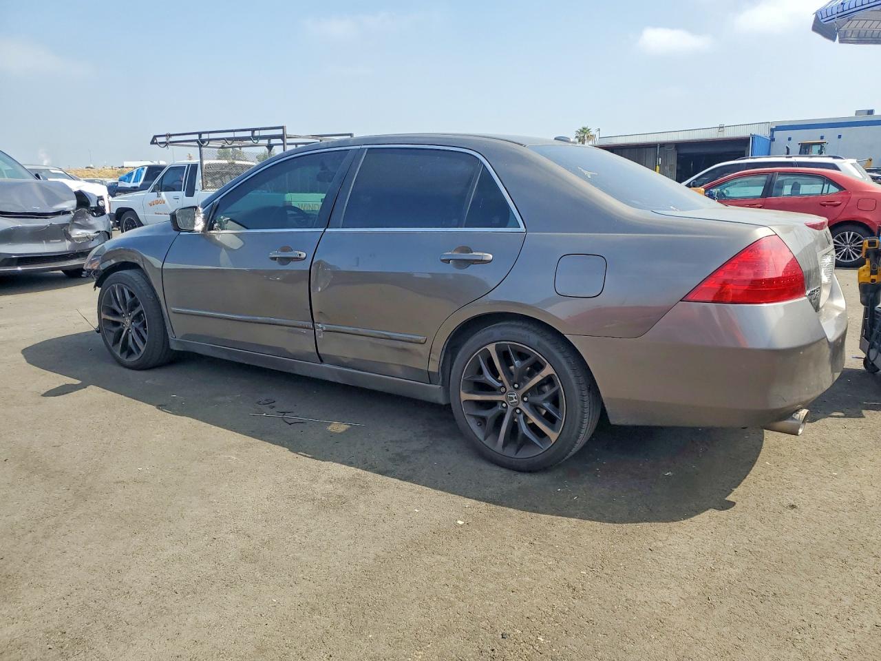 2007 Honda Accord Ex Gray vin: 1HGCM66847A017536