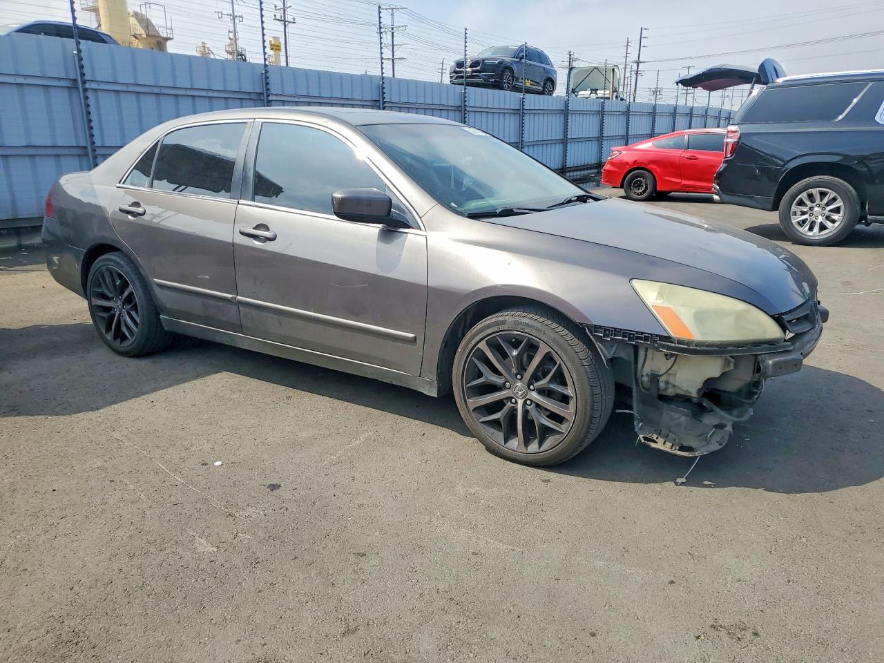 2007 Honda Accord Ex Gray vin: 1HGCM66847A017536