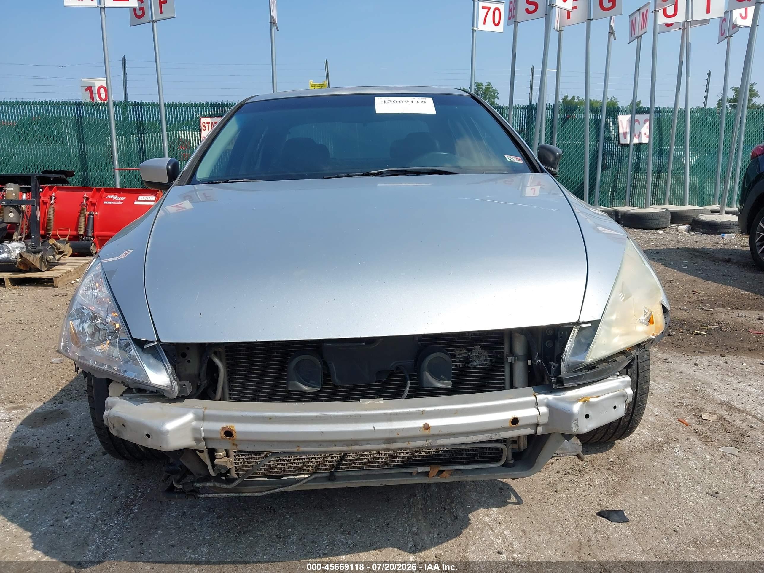 2007 Honda Accord 3.0 Ex Silver vin: 1HGCM66847A057910