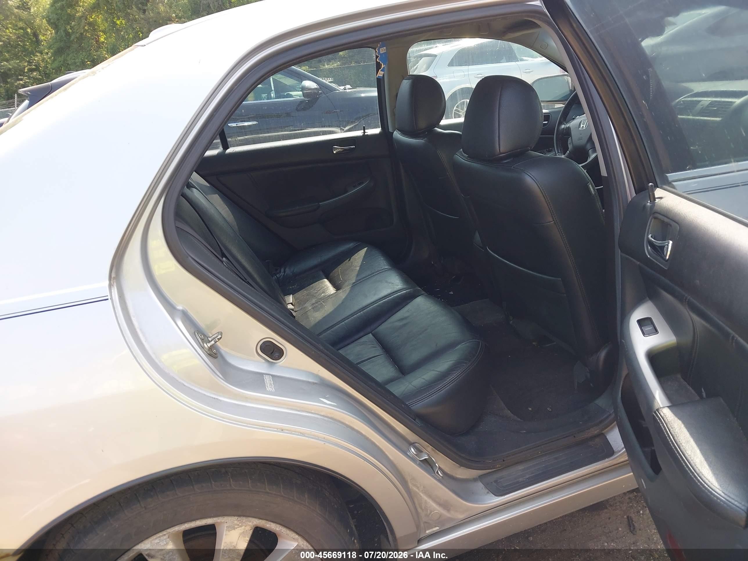 2007 Honda Accord 3.0 Ex Silver vin: 1HGCM66847A057910