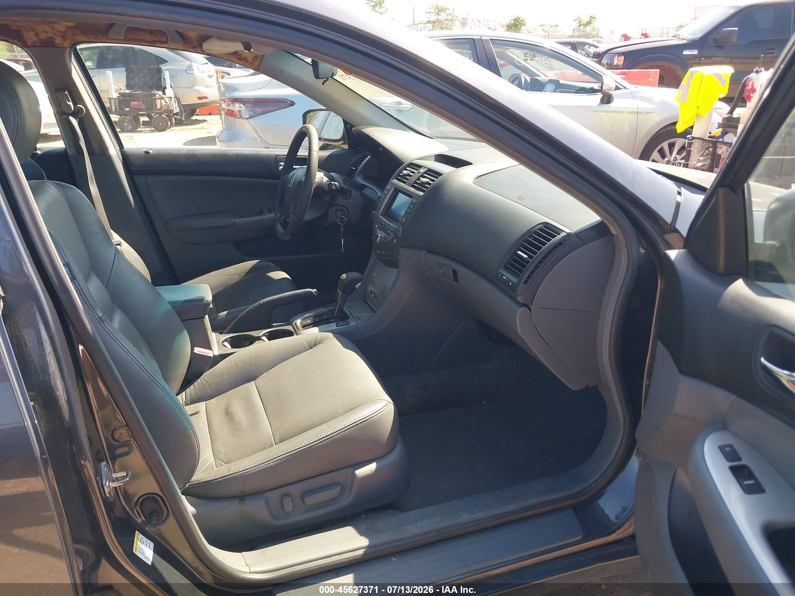 2007 Honda Accord 3.0 Ex Navy vin: 1HGCM66847A082404