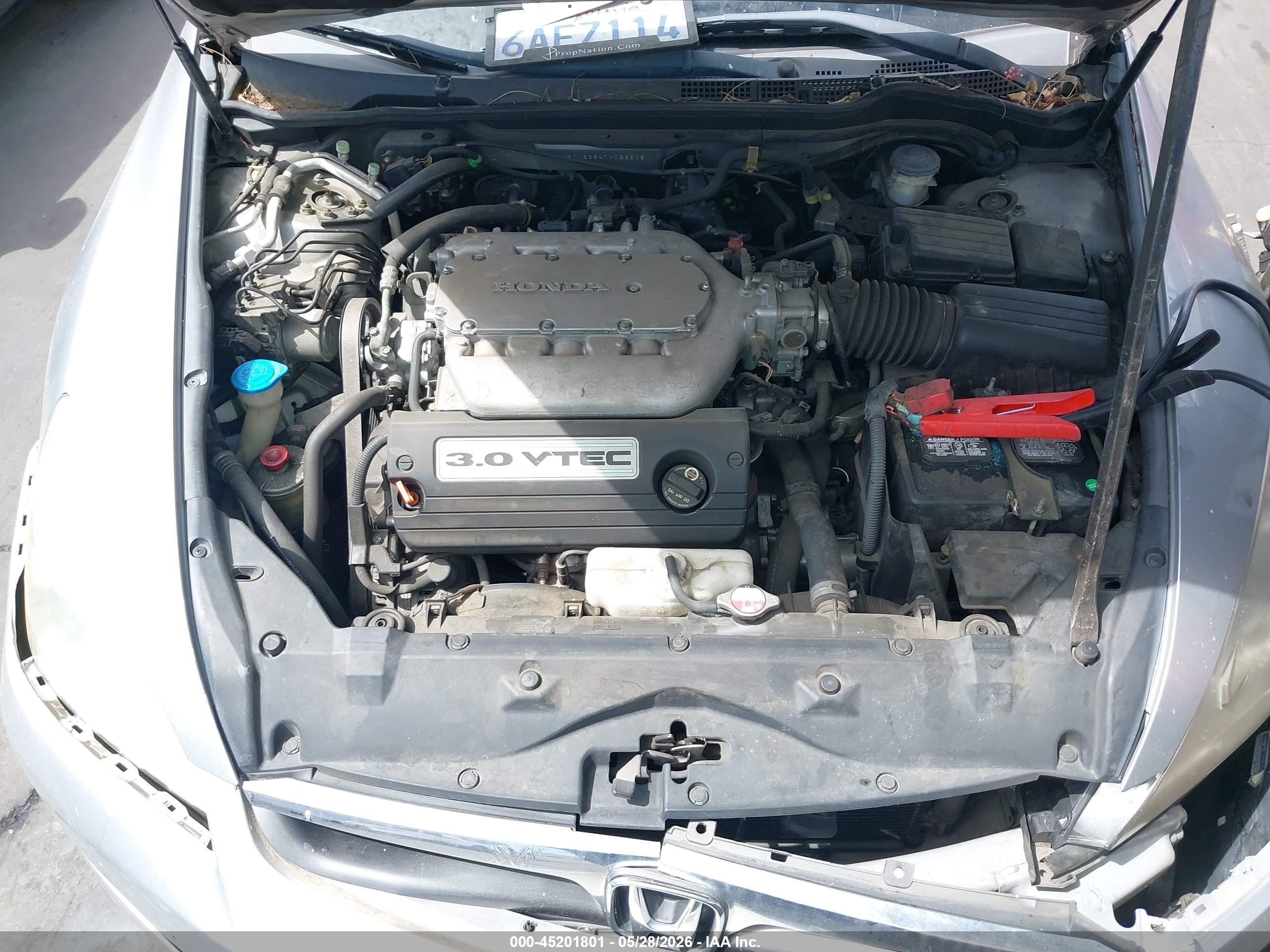 2007 Honda Accord 3.0 Ex Silver vin: 1HGCM66847A086808