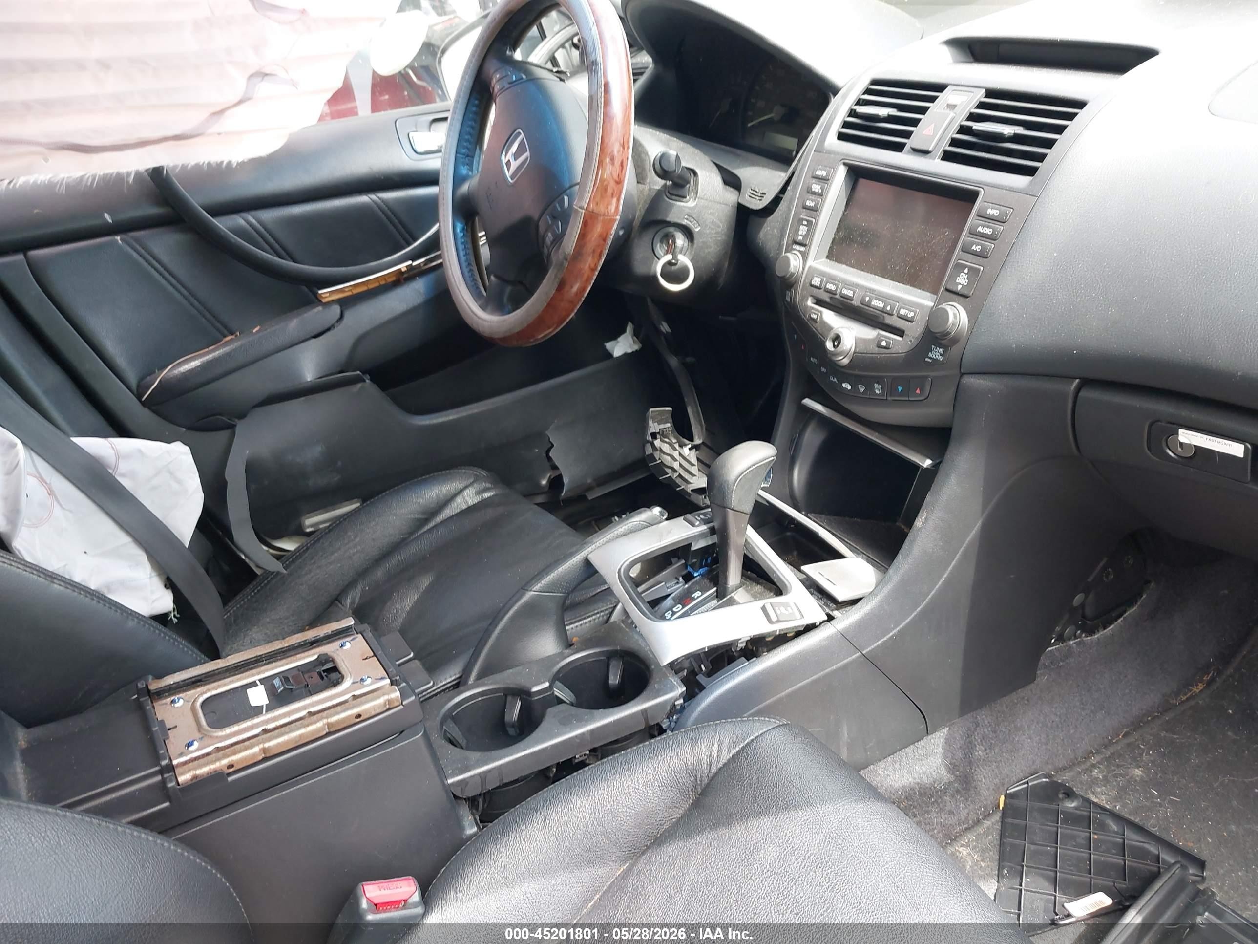2007 Honda Accord 3.0 Ex Silver vin: 1HGCM66847A086808