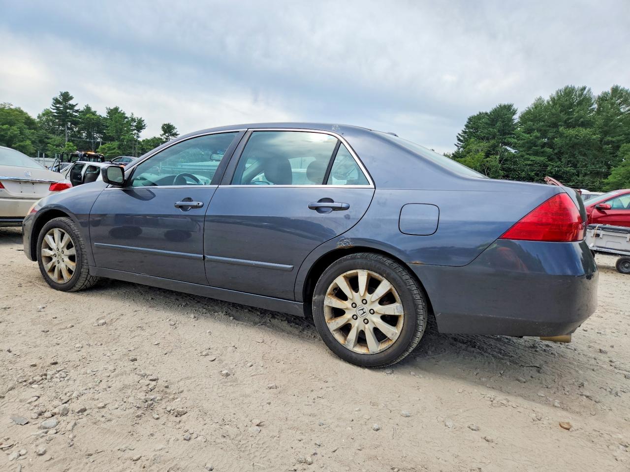 2007 Honda Accord Ex Gray vin: 1HGCM66847A099526