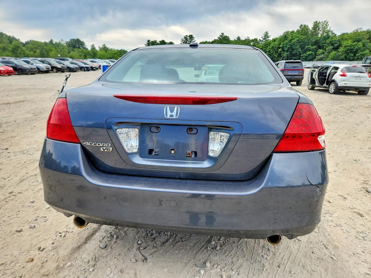 2007 Honda Accord Ex Gray vin: 1HGCM66847A099526