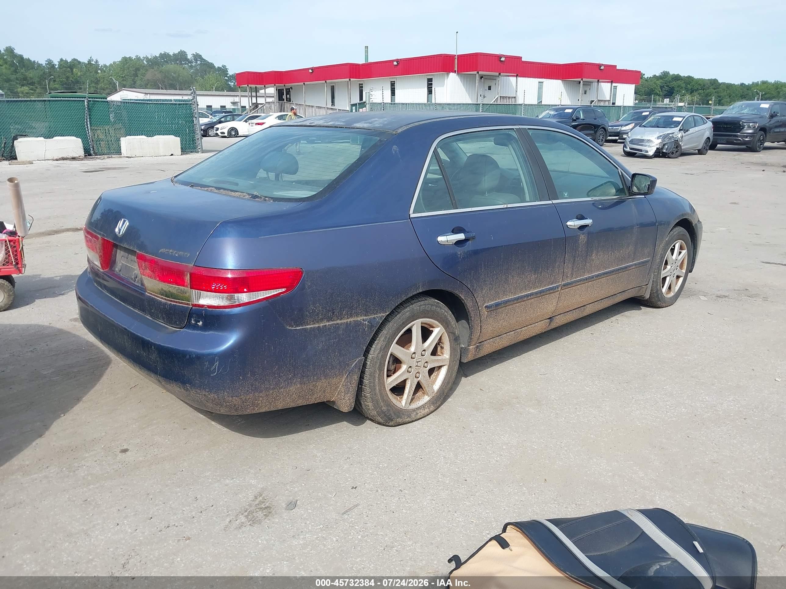 2003 Honda Accord 3.0 Ex Blue vin: 1HGCM66853A042066