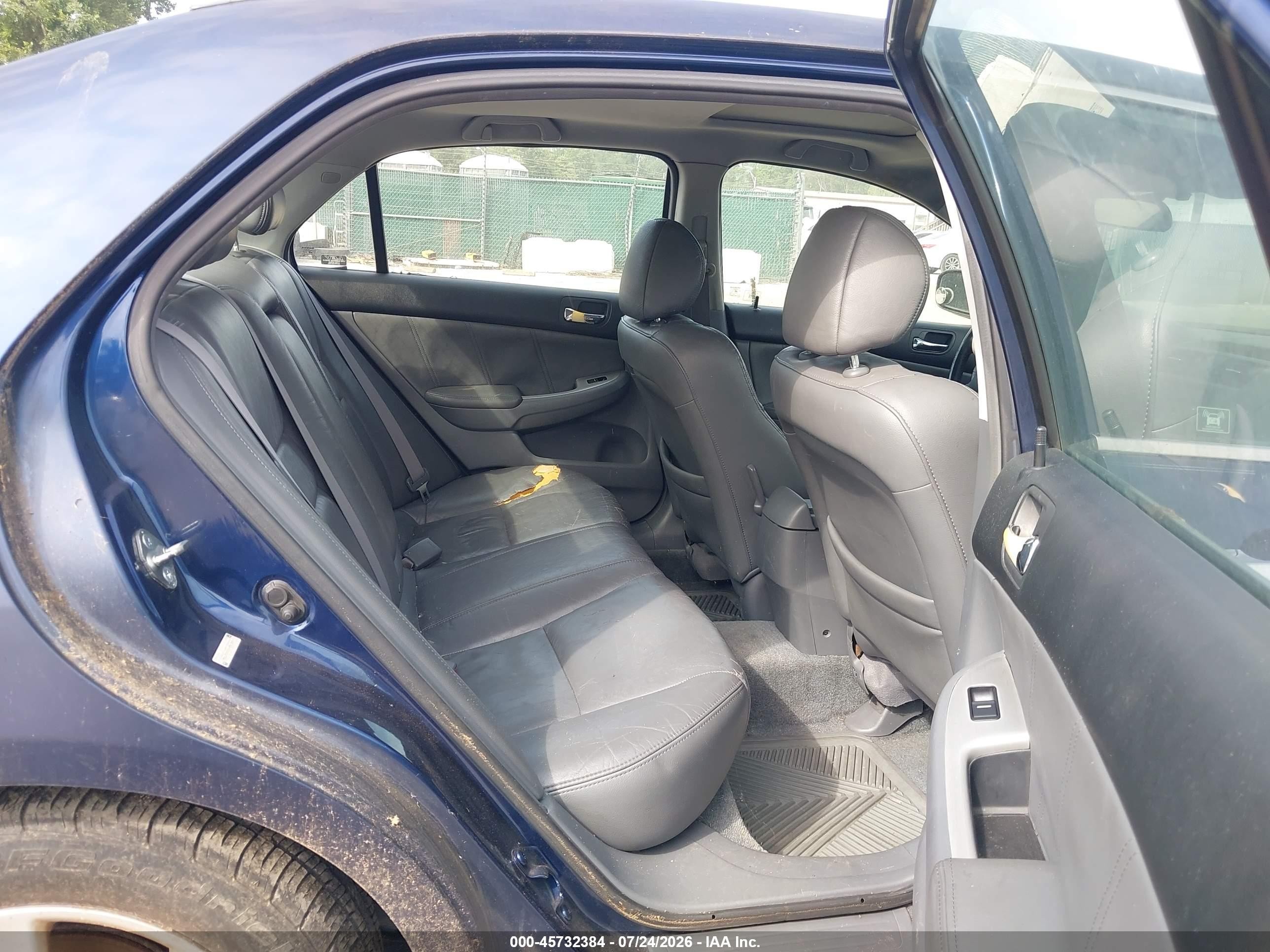 2003 Honda Accord 3.0 Ex Blue vin: 1HGCM66853A042066