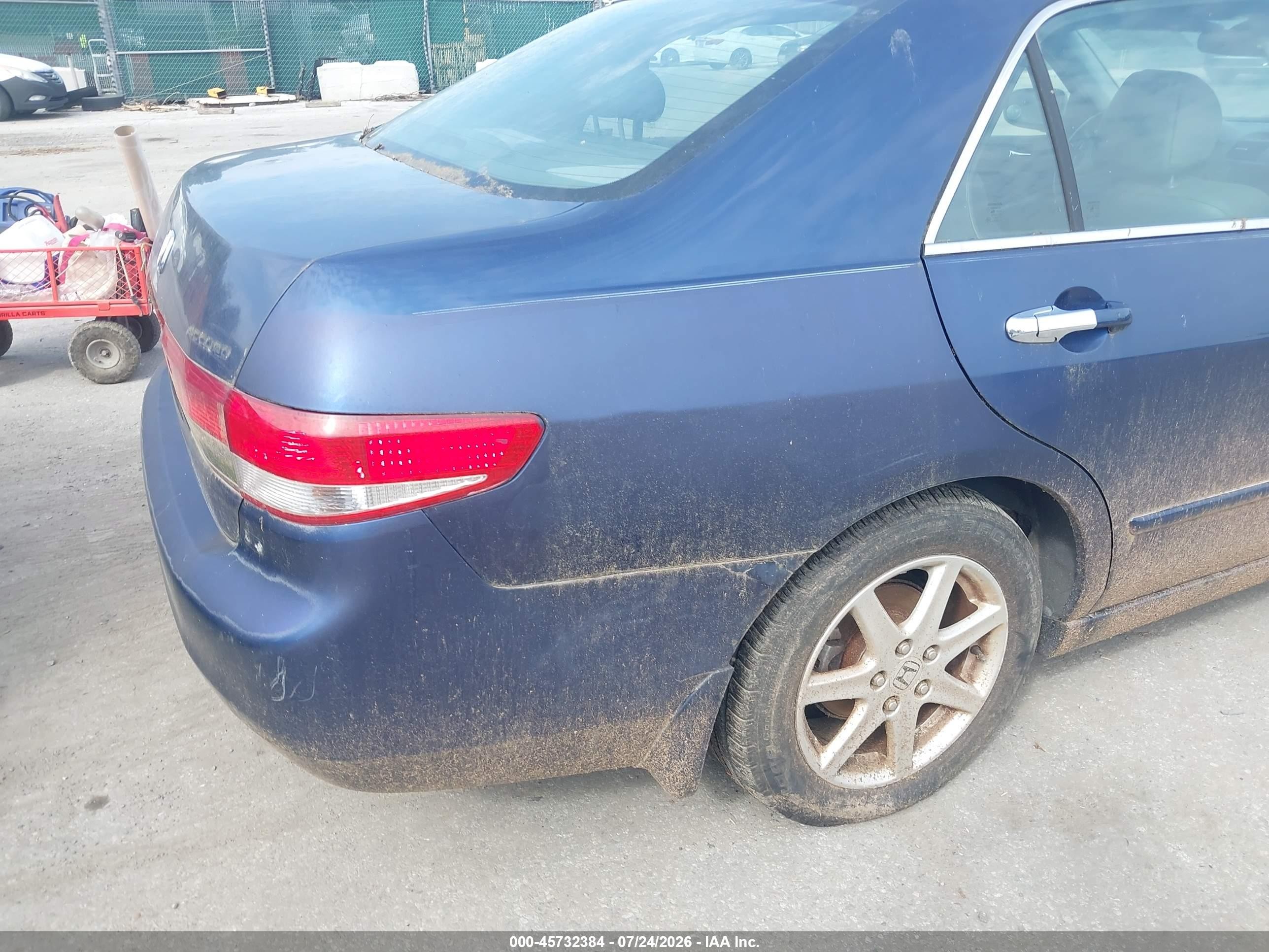 2003 Honda Accord 3.0 Ex Blue vin: 1HGCM66853A042066