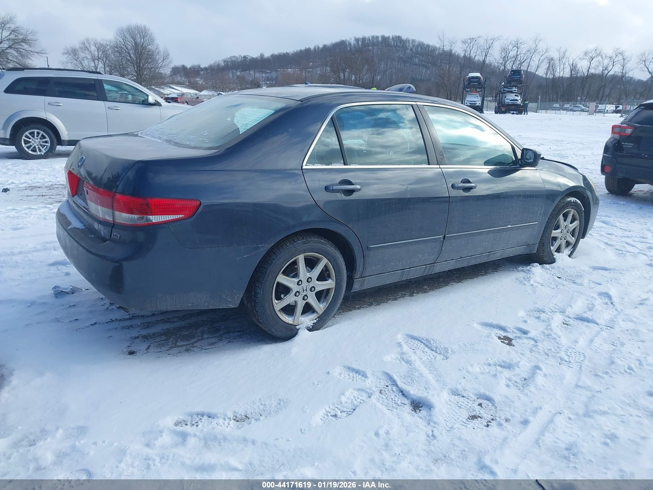 2003 Honda Accord Sdn Ex Black vin: 1HGCM66853A085127