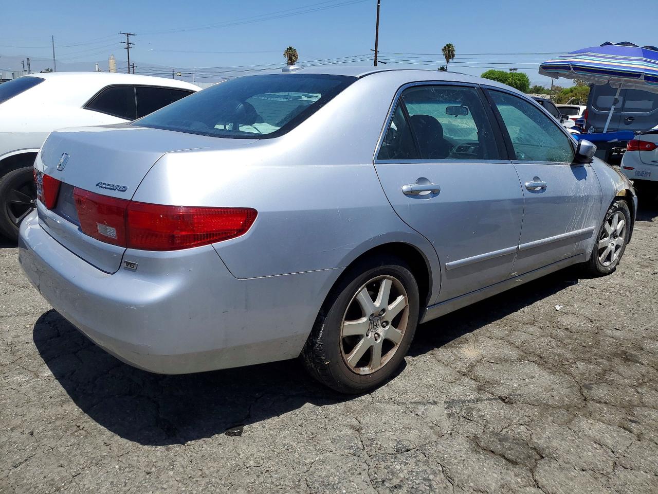2005 Honda Accord Ex Серебряный vin: 1HGCM66855A039283