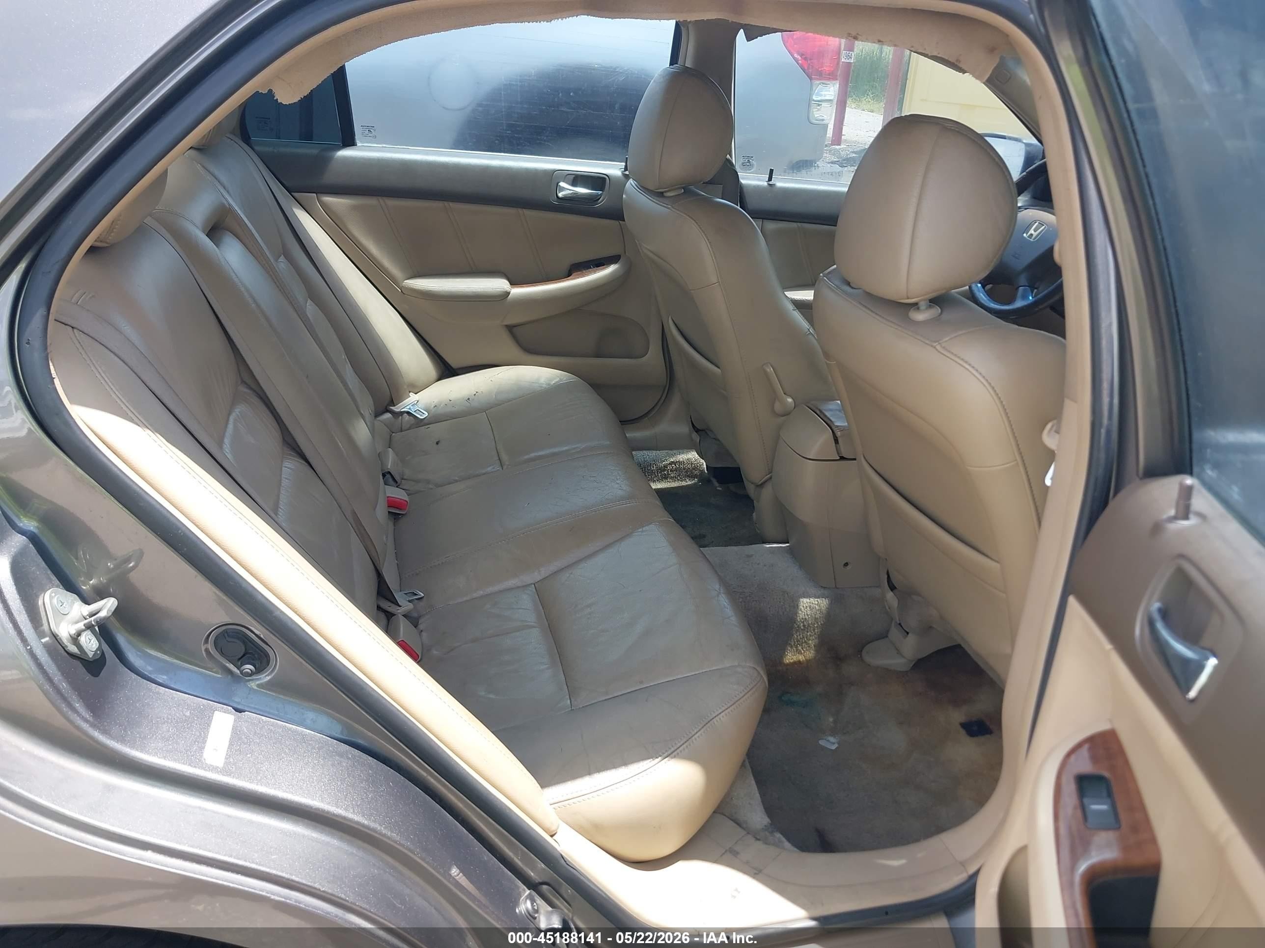 2006 Honda Accord 3.0 Ex Gray vin: 1HGCM66856A046509
