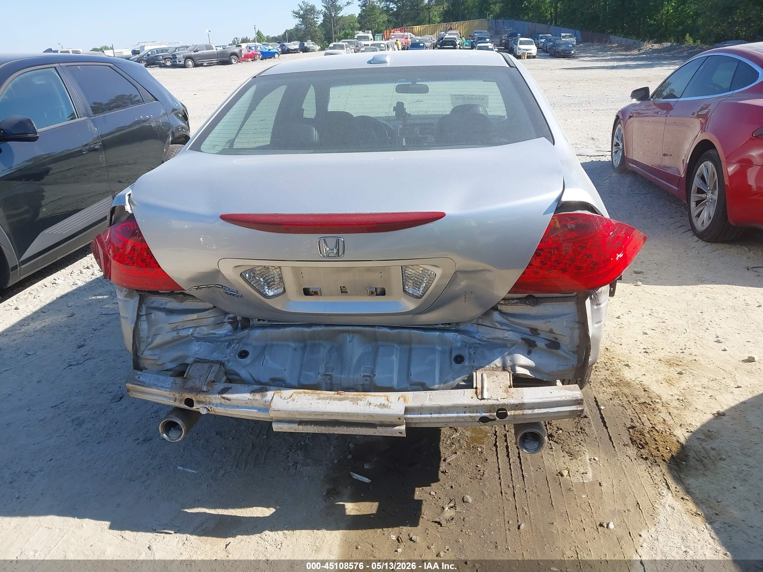 2006 Honda Accord 3.0 Ex Silver vin: 1HGCM66856A067487